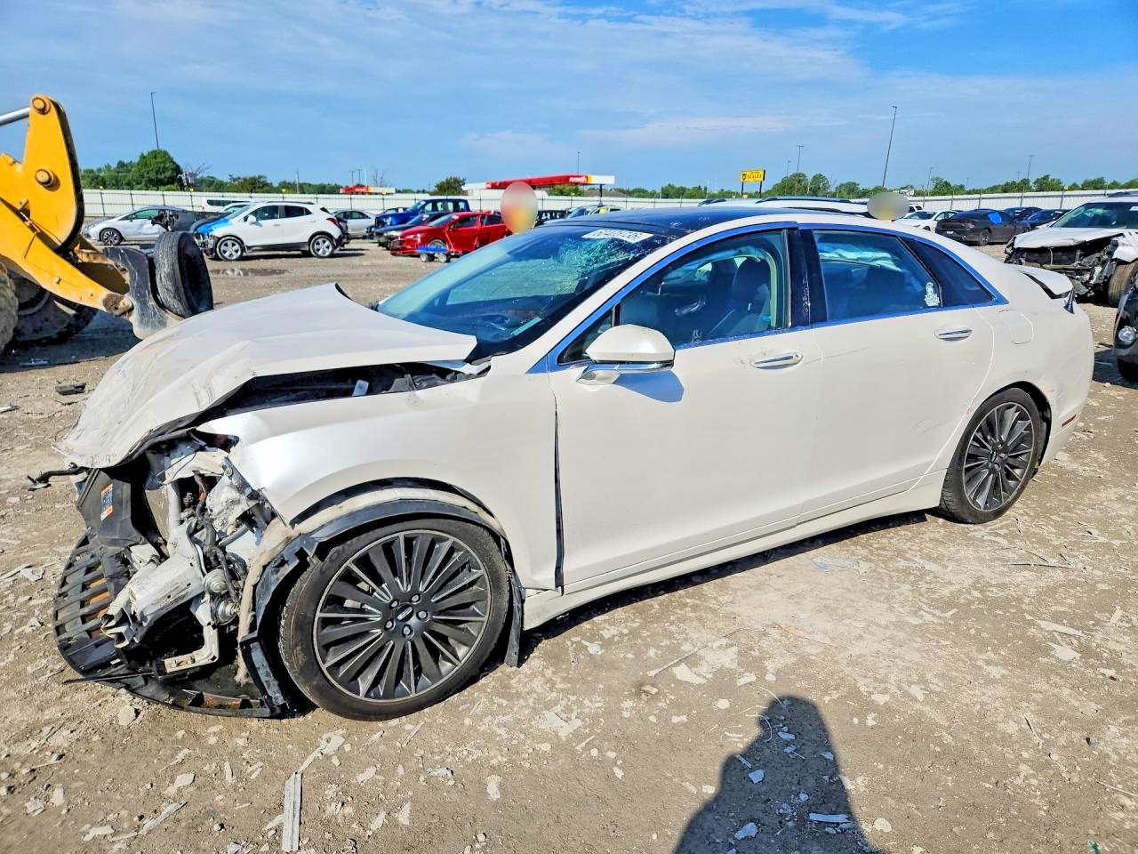 2013 Lincoln Mkz White vin: 3LN6L2LU8DR826673
