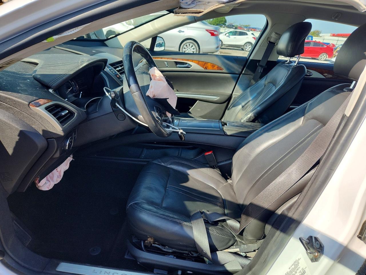 2013 Lincoln Mkz White vin: 3LN6L2LU8DR826673