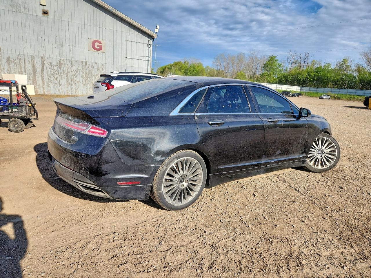 2013 Lincoln Mkz Hybrid Black vin: 3LN6L2LU8DR828746