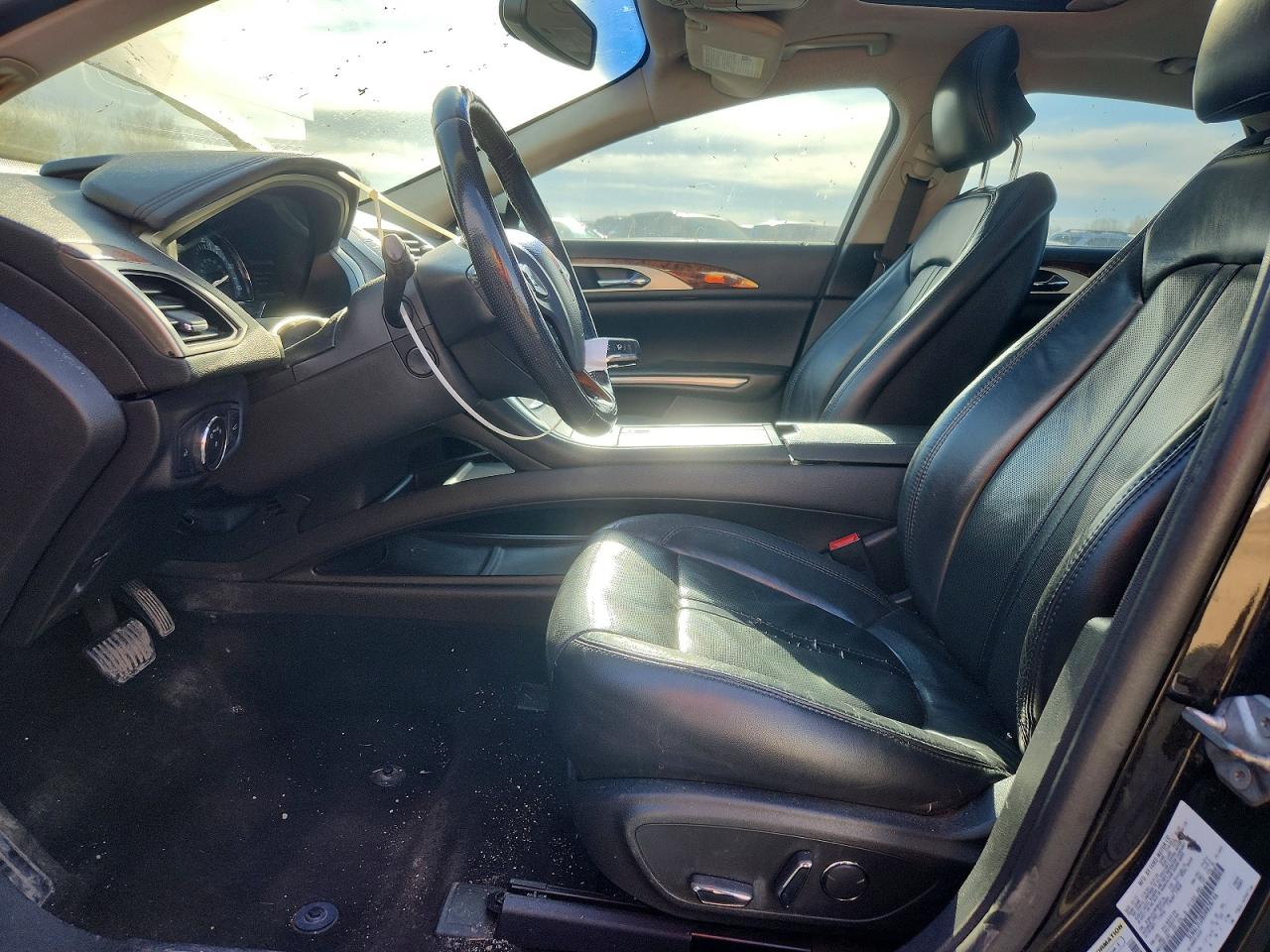 2013 Lincoln Mkz Hybrid Black vin: 3LN6L2LU8DR828746