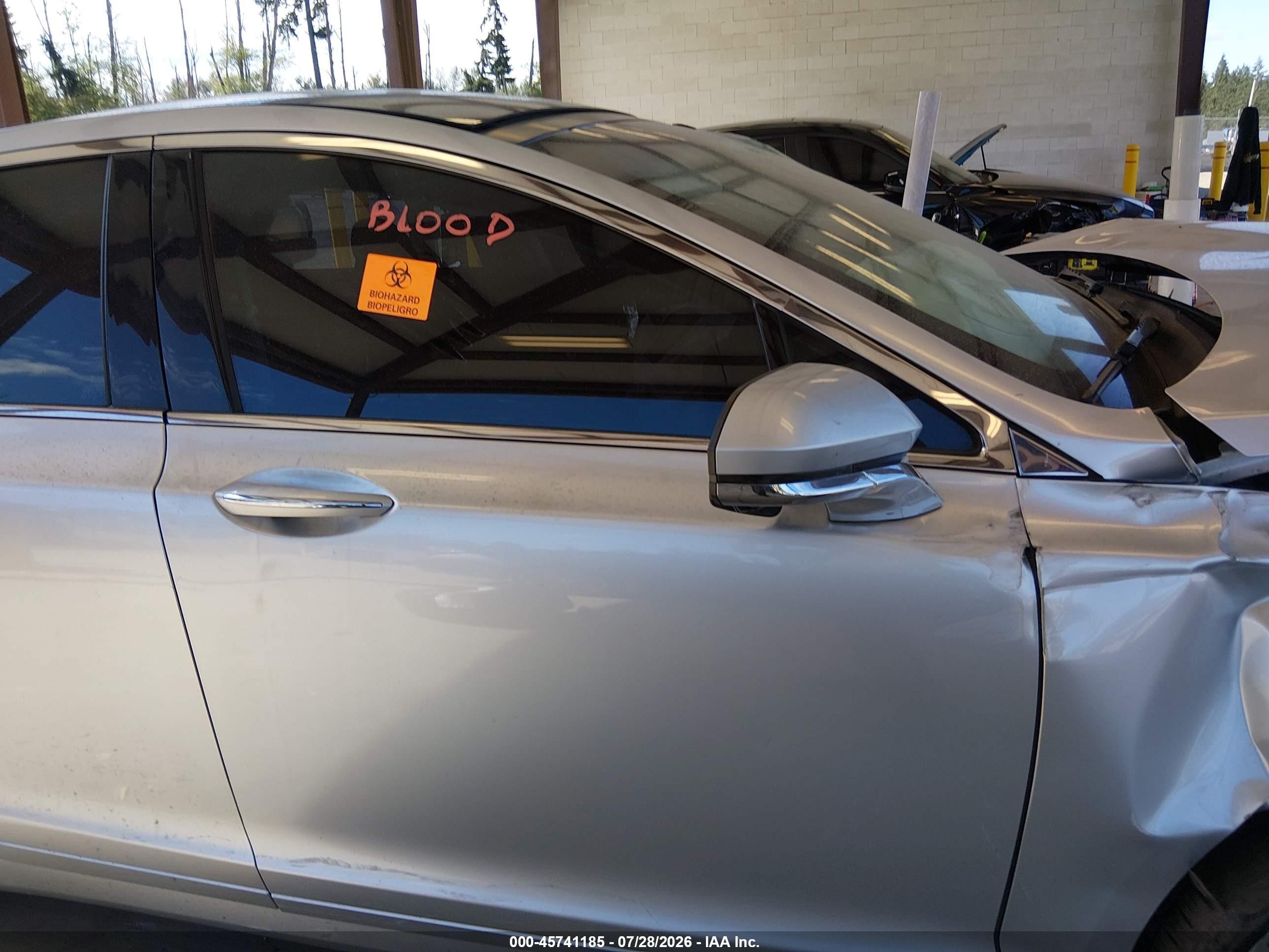 2014 Lincoln Mkz Hybrid   Silver vin: 3LN6L2LU8ER805551