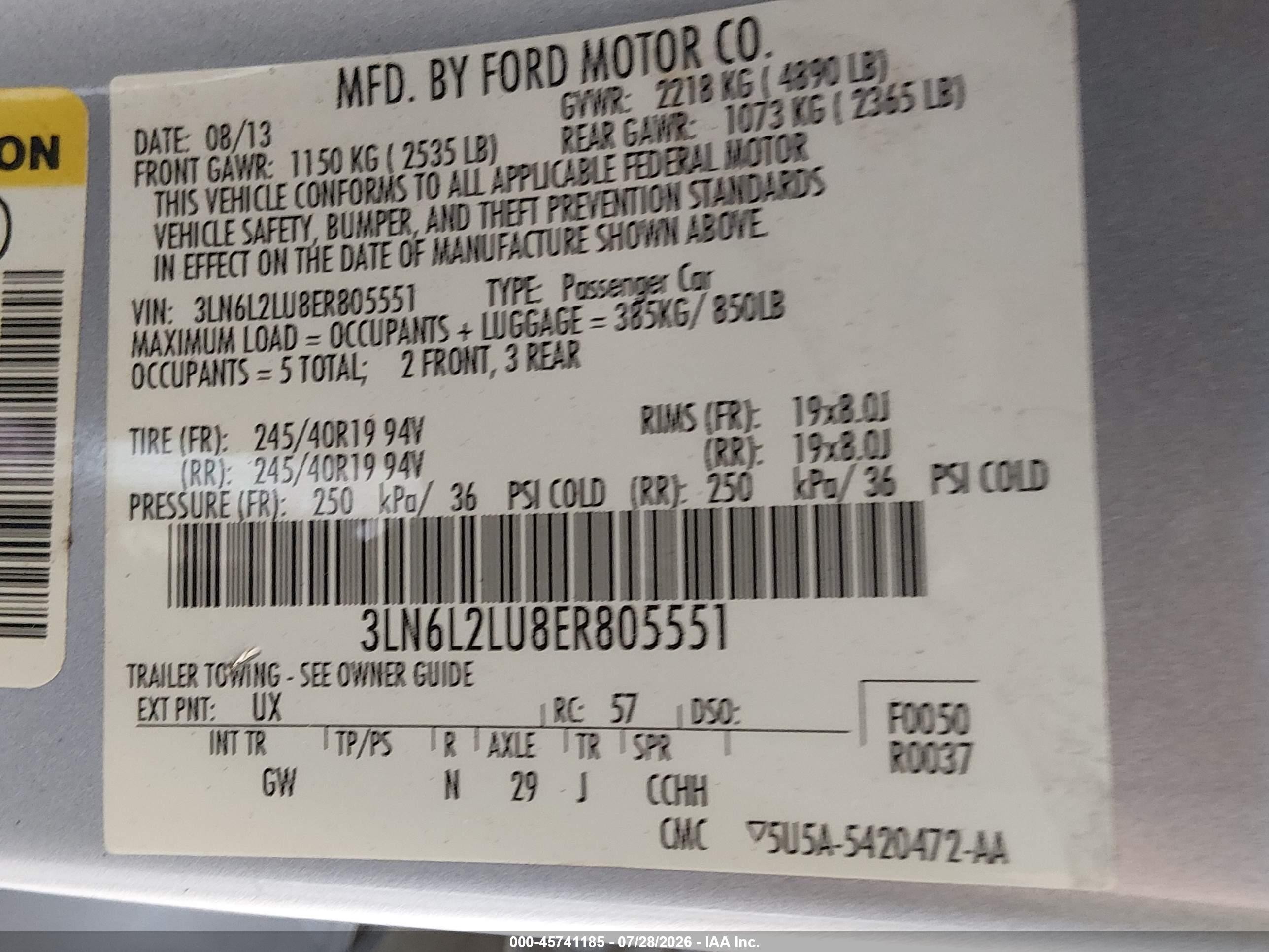 2014 Lincoln Mkz Hybrid   Silver vin: 3LN6L2LU8ER805551