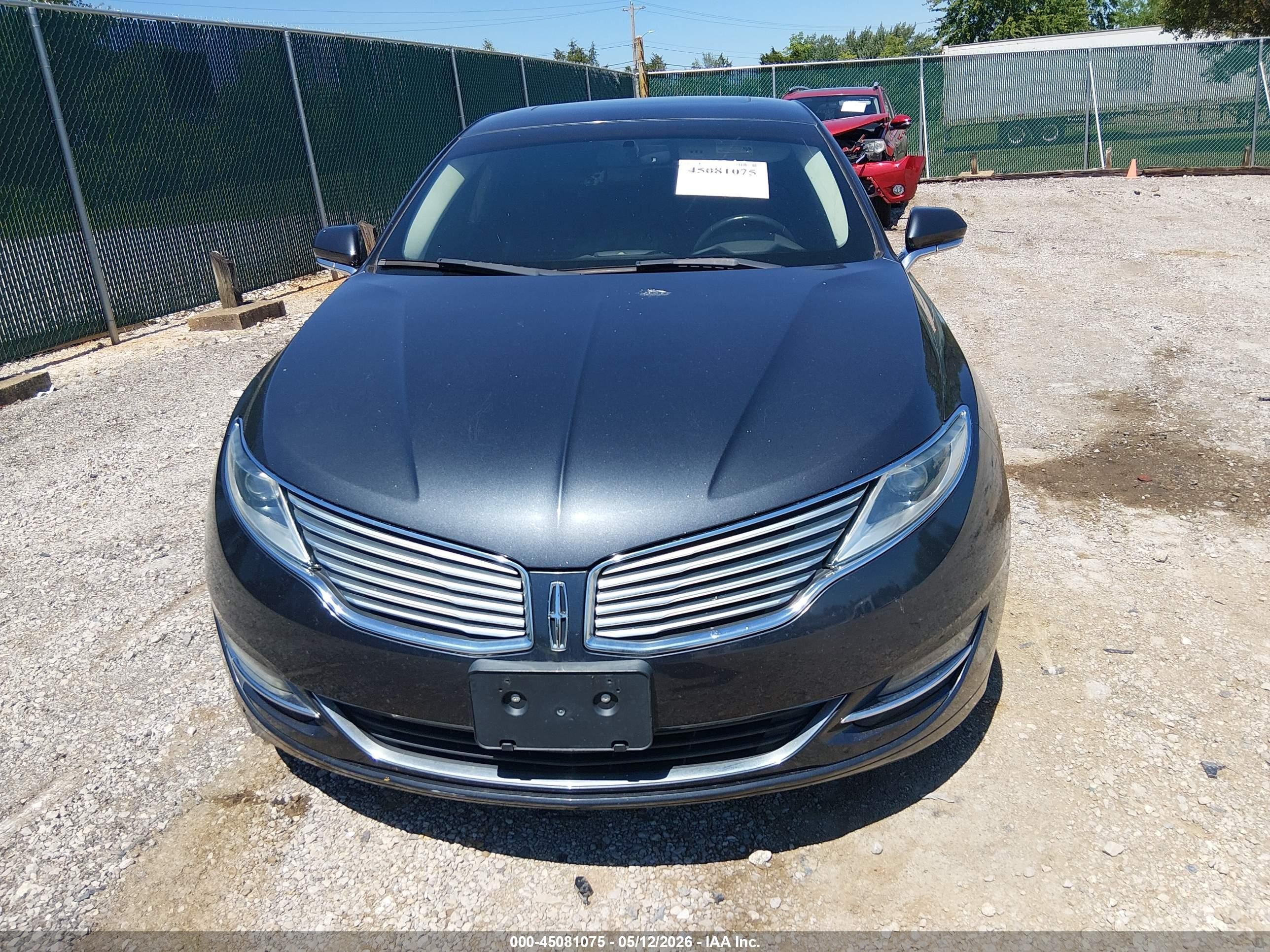 2014 Lincoln Mkz Hybrid   Gray vin: 3LN6L2LU8ER805971
