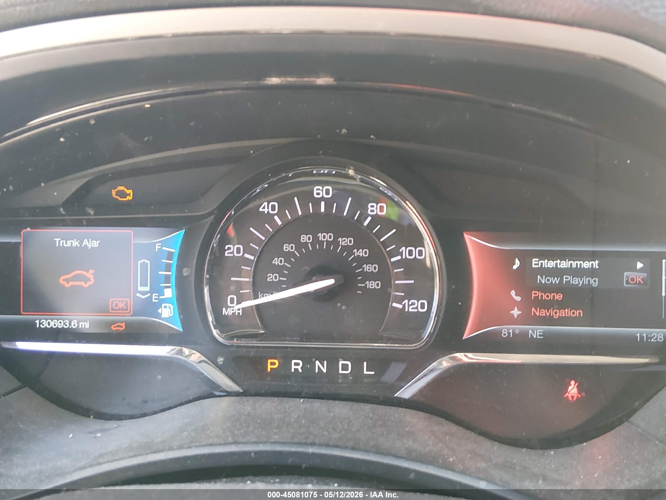2014 Lincoln Mkz Hybrid   Gray vin: 3LN6L2LU8ER805971