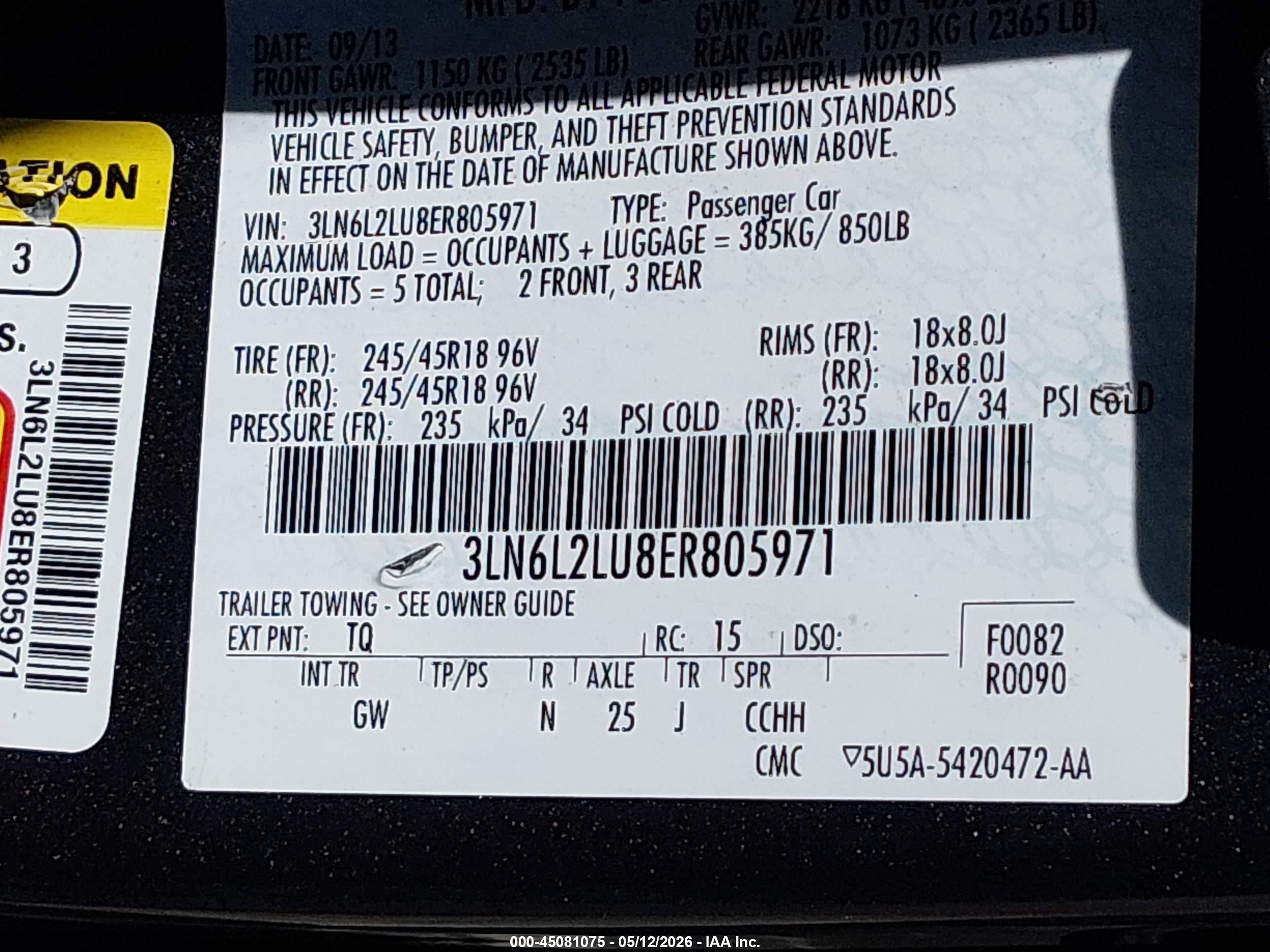 2014 Lincoln Mkz Hybrid   Gray vin: 3LN6L2LU8ER805971