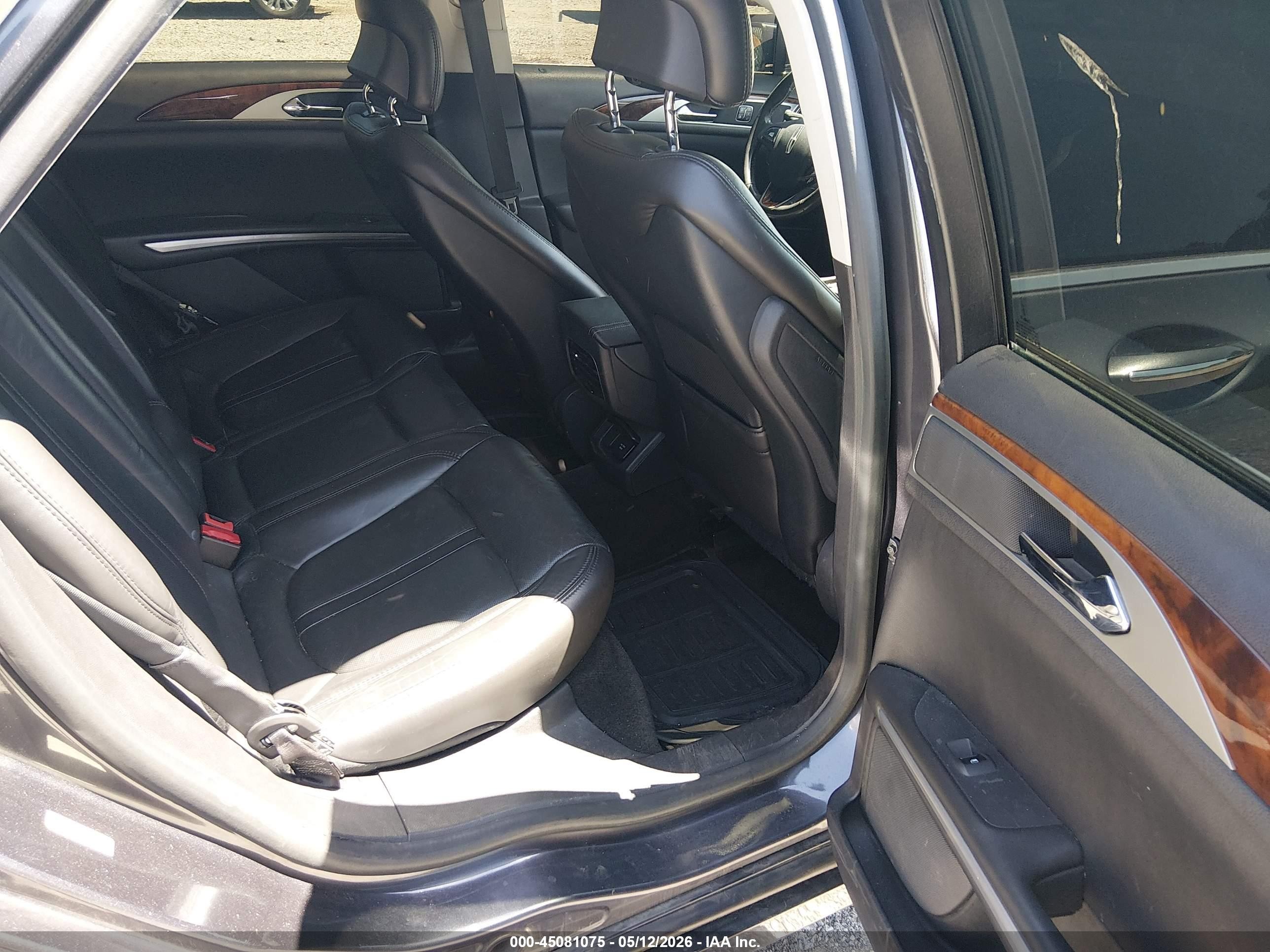 2014 Lincoln Mkz Hybrid   Gray vin: 3LN6L2LU8ER805971