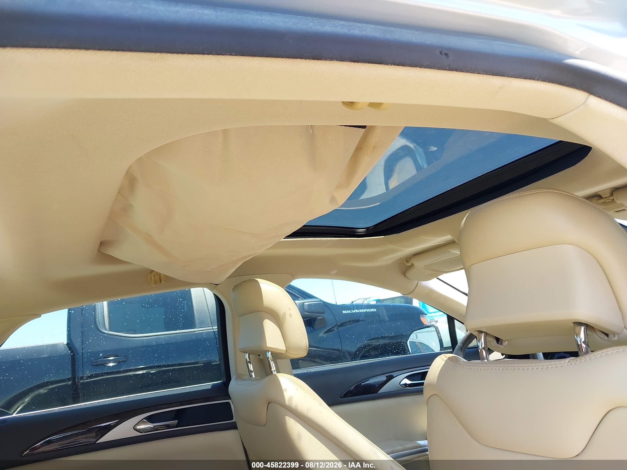 2014 Lincoln Mkz Hybrid   Light Blue vin: 3LN6L2LU8ER807302