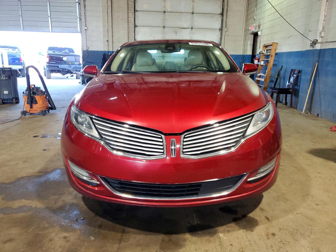 2014 Lincoln Mkz Hybrid Red vin: 3LN6L2LU8ER807994