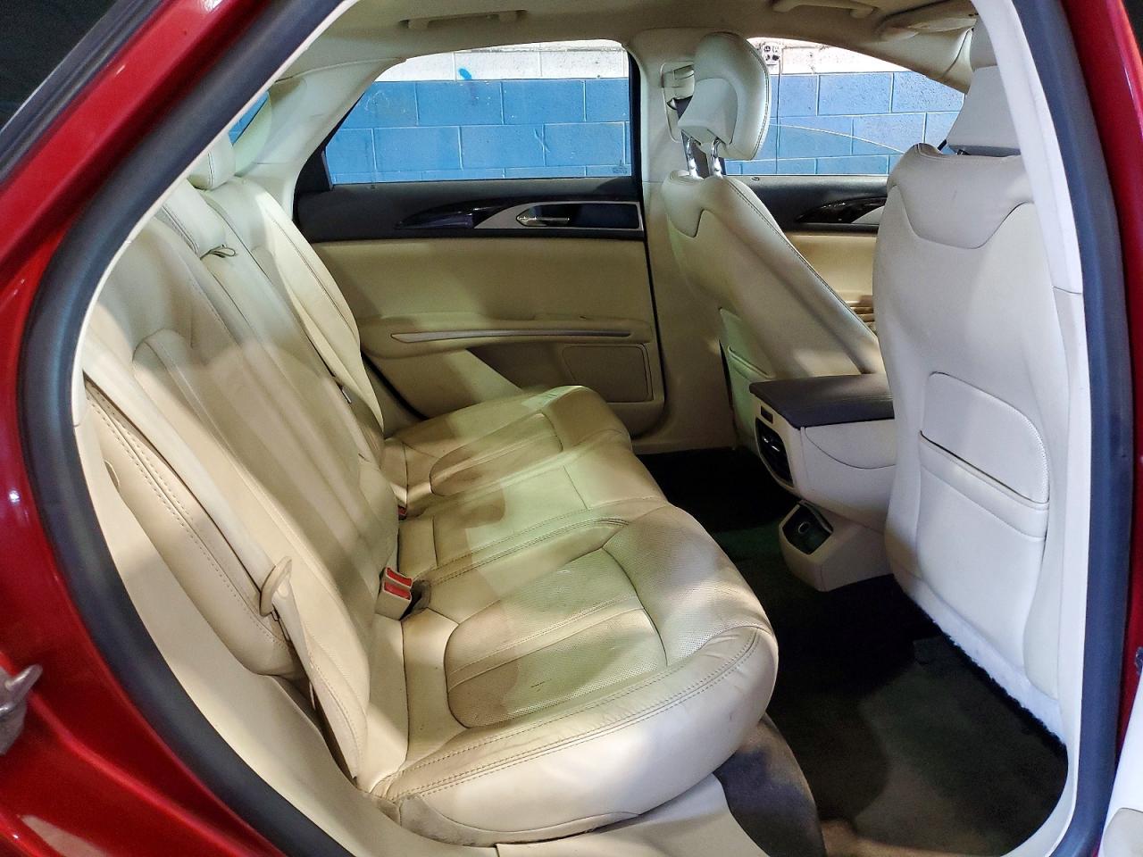 2014 Lincoln Mkz Hybrid Red vin: 3LN6L2LU8ER807994