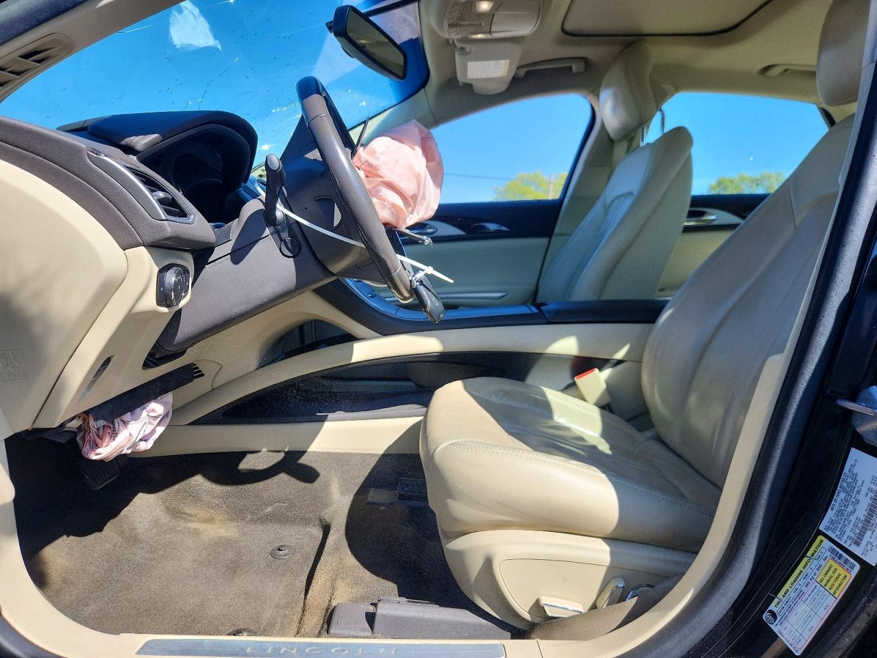 2014 Lincoln Mkz Hybrid Black vin: 3LN6L2LU8ER810619