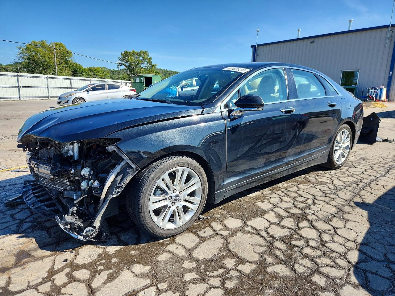 2014 Lincoln Mkz Hybrid Black vin: 3LN6L2LU8ER810619
