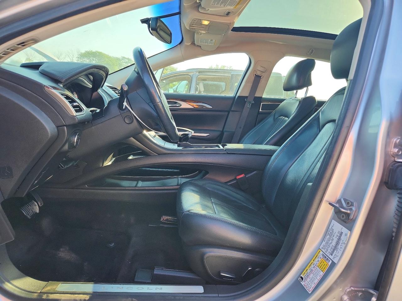 2014 Lincoln Mkz Hybrid Silver vin: 3LN6L2LU8ER811270