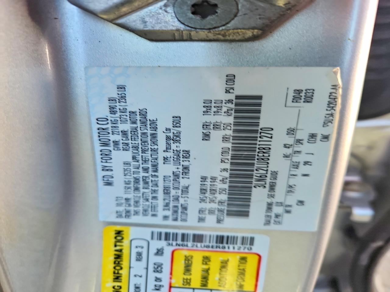 2014 Lincoln Mkz Hybrid Silver vin: 3LN6L2LU8ER811270