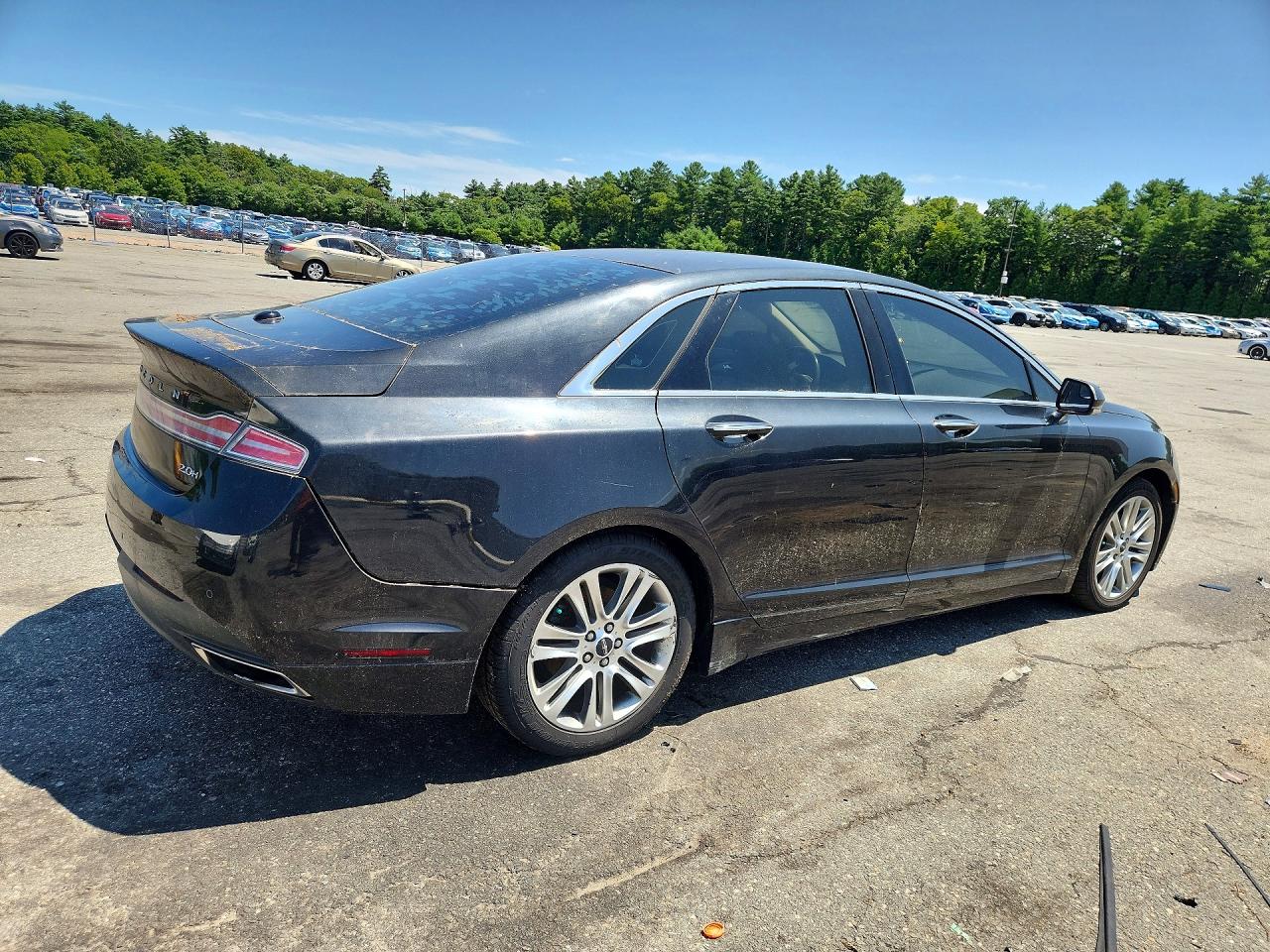 2014 Lincoln Mkz Hybrid Черный vin: 3LN6L2LU8ER812239