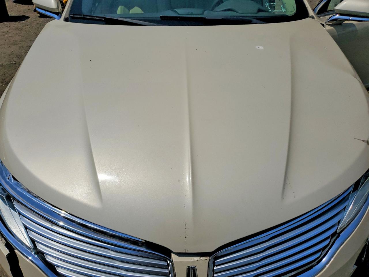 2014 Lincoln Mkz Hybrid Beige vin: 3LN6L2LU8ER815061