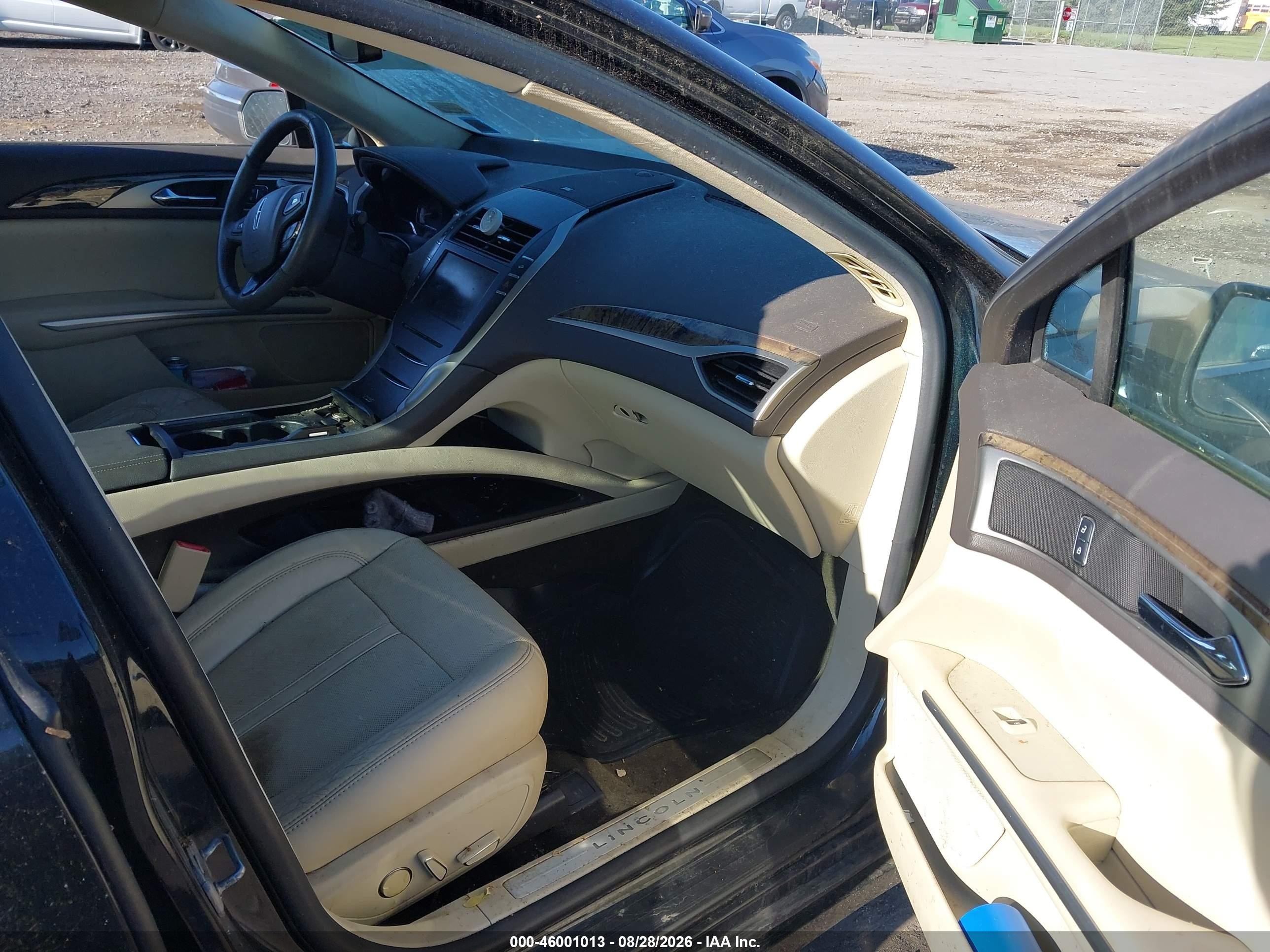 2014 Lincoln Mkz Hybrid   Черный vin: 3LN6L2LU8ER832930