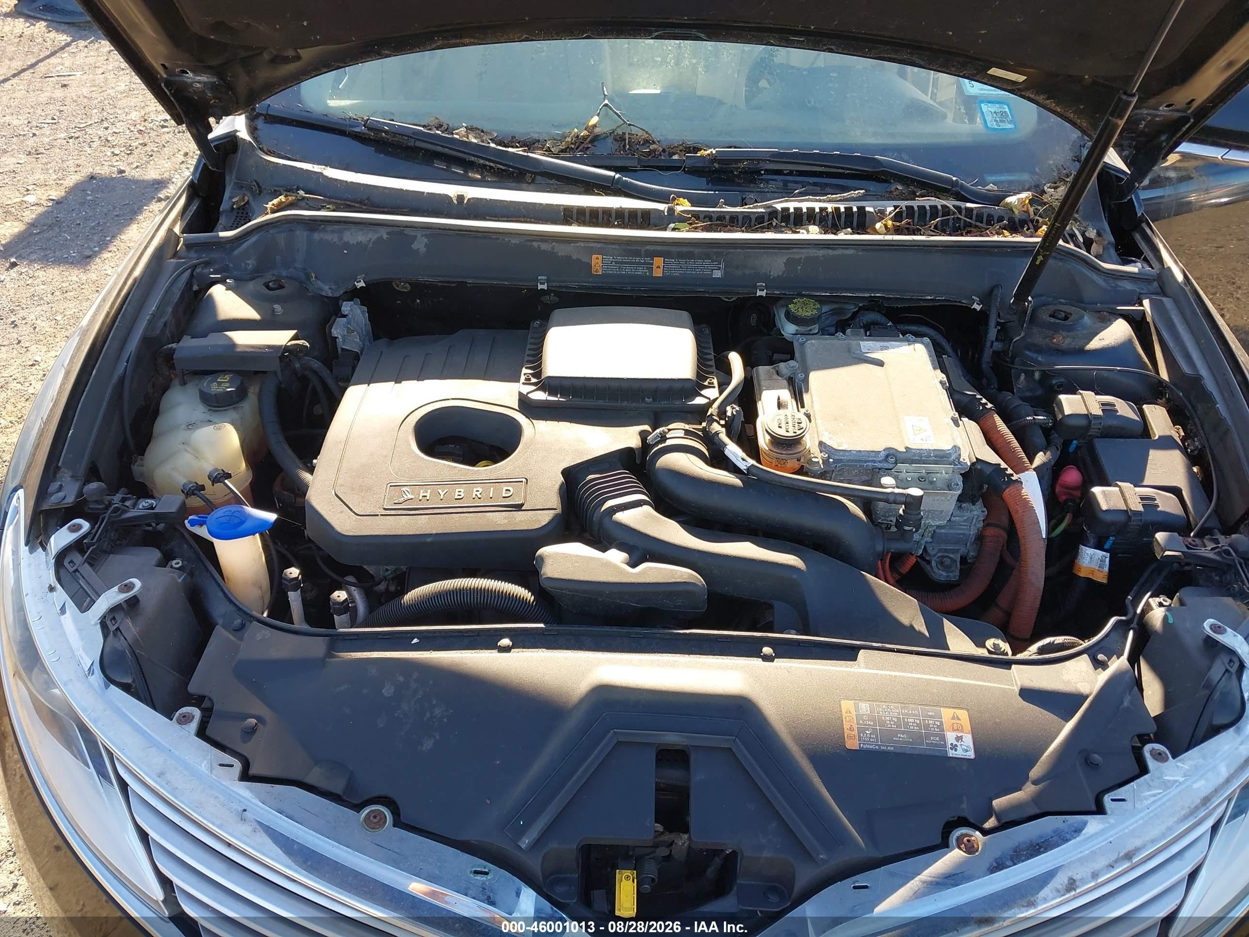 2014 Lincoln Mkz Hybrid   Черный vin: 3LN6L2LU8ER832930