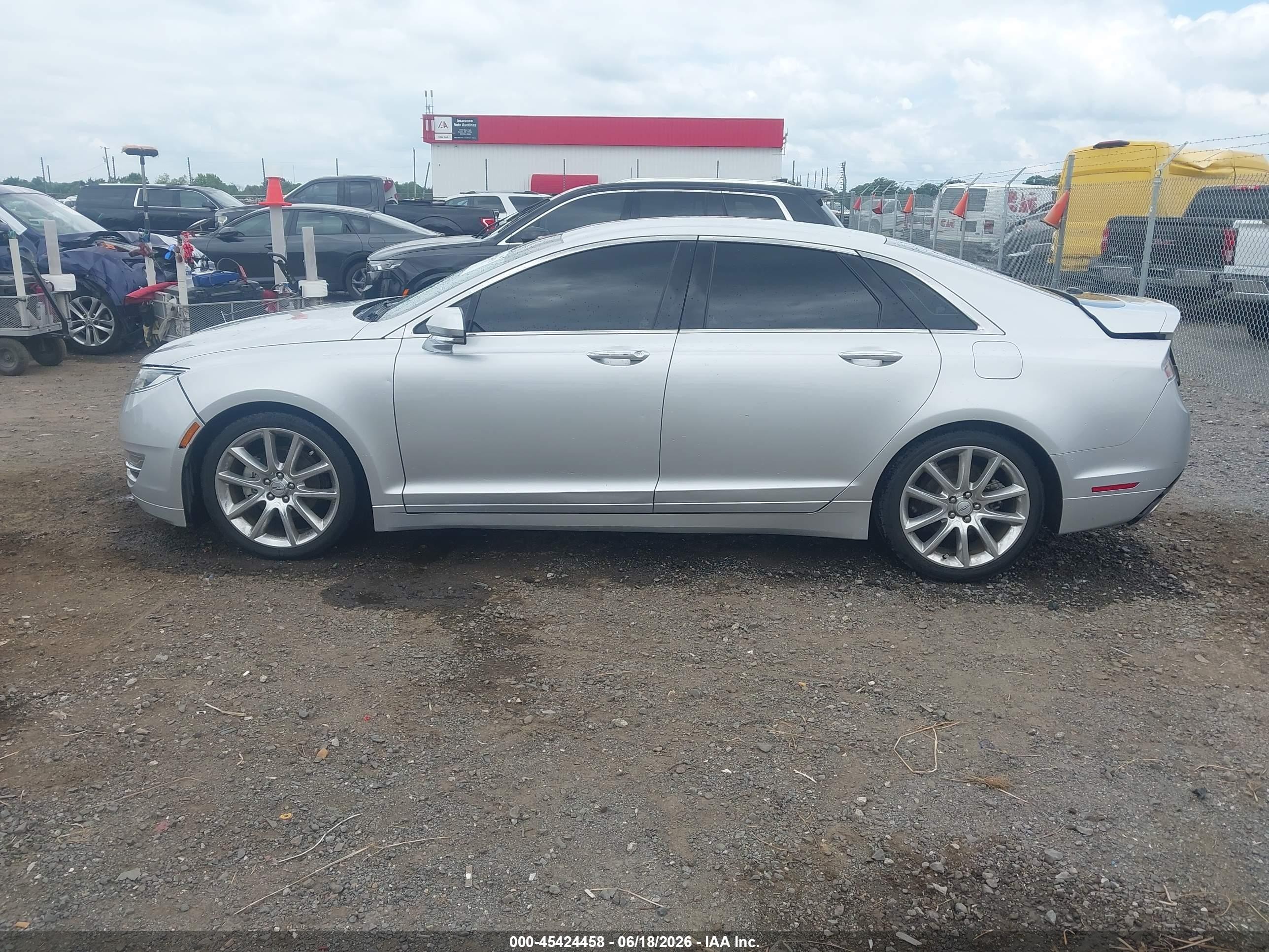 2015 Lincoln Mkz Hybrid   Silver vin: 3LN6L2LU8FR602113