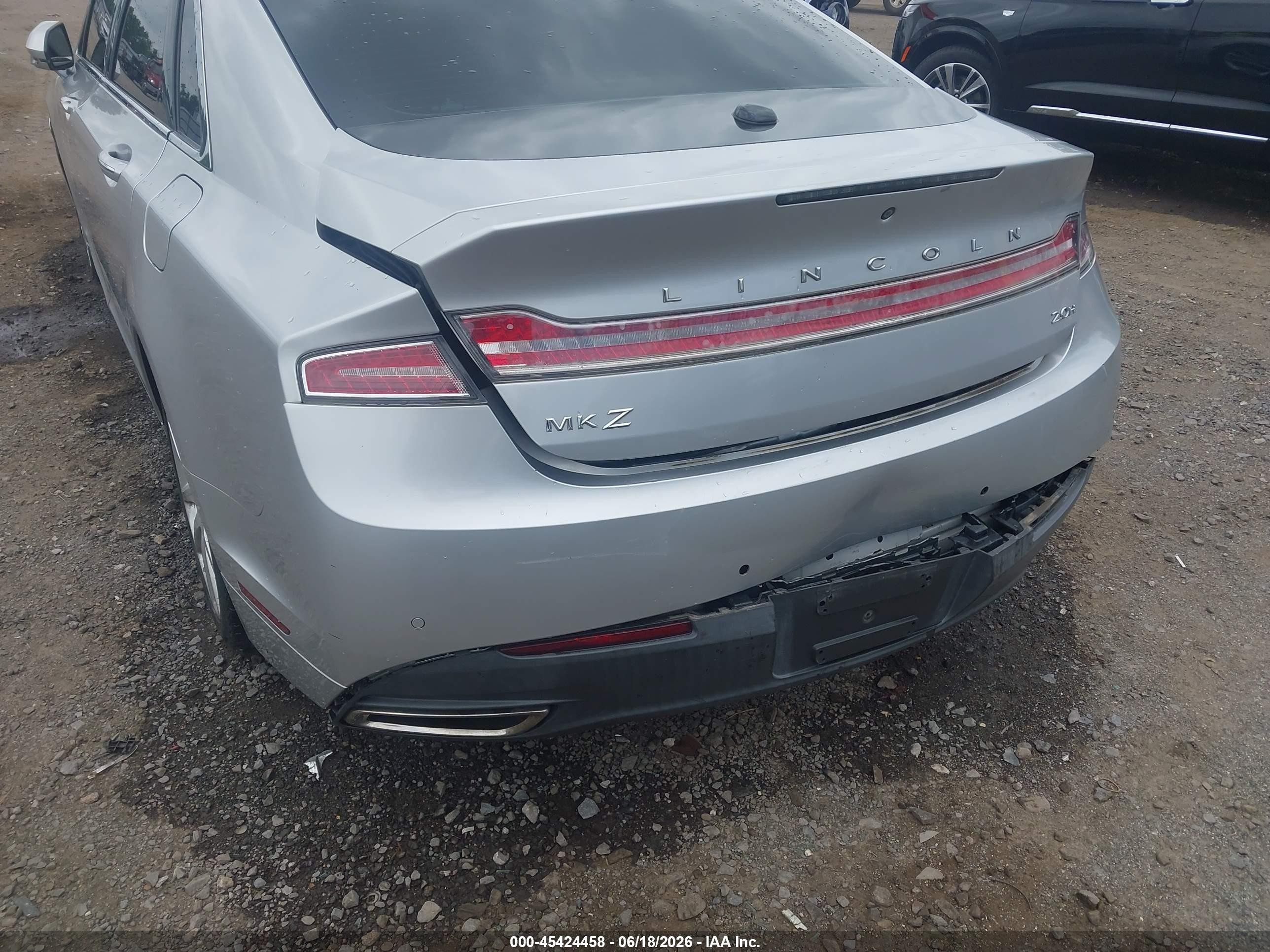 2015 Lincoln Mkz Hybrid   Silver vin: 3LN6L2LU8FR602113