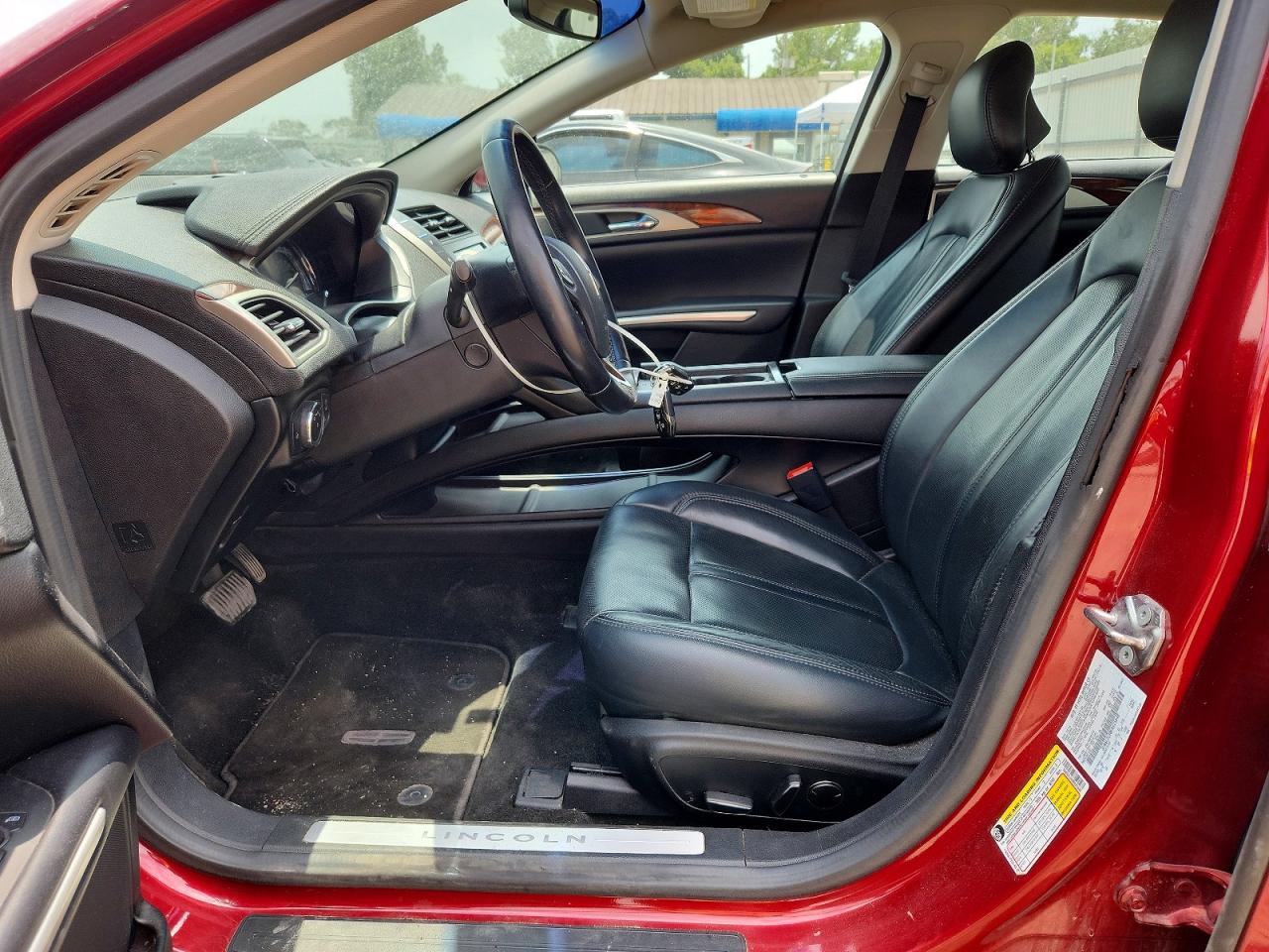 2015 Lincoln Mkz Hybrid Red vin: 3LN6L2LU8FR625648