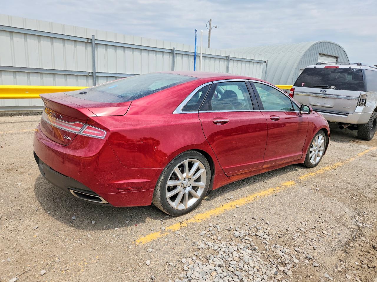 2015 Lincoln Mkz Hybrid Red vin: 3LN6L2LU8FR625648