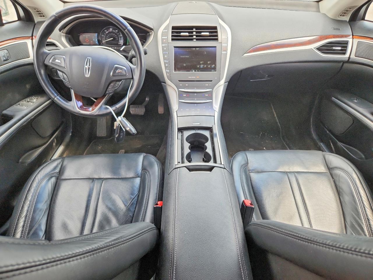 2015 Lincoln Mkz Hybrid Red vin: 3LN6L2LU8FR625648