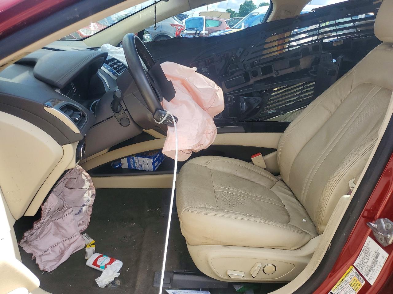 2015 Lincoln Mkz Hybrid Maroon vin: 3LN6L2LU8FR627836