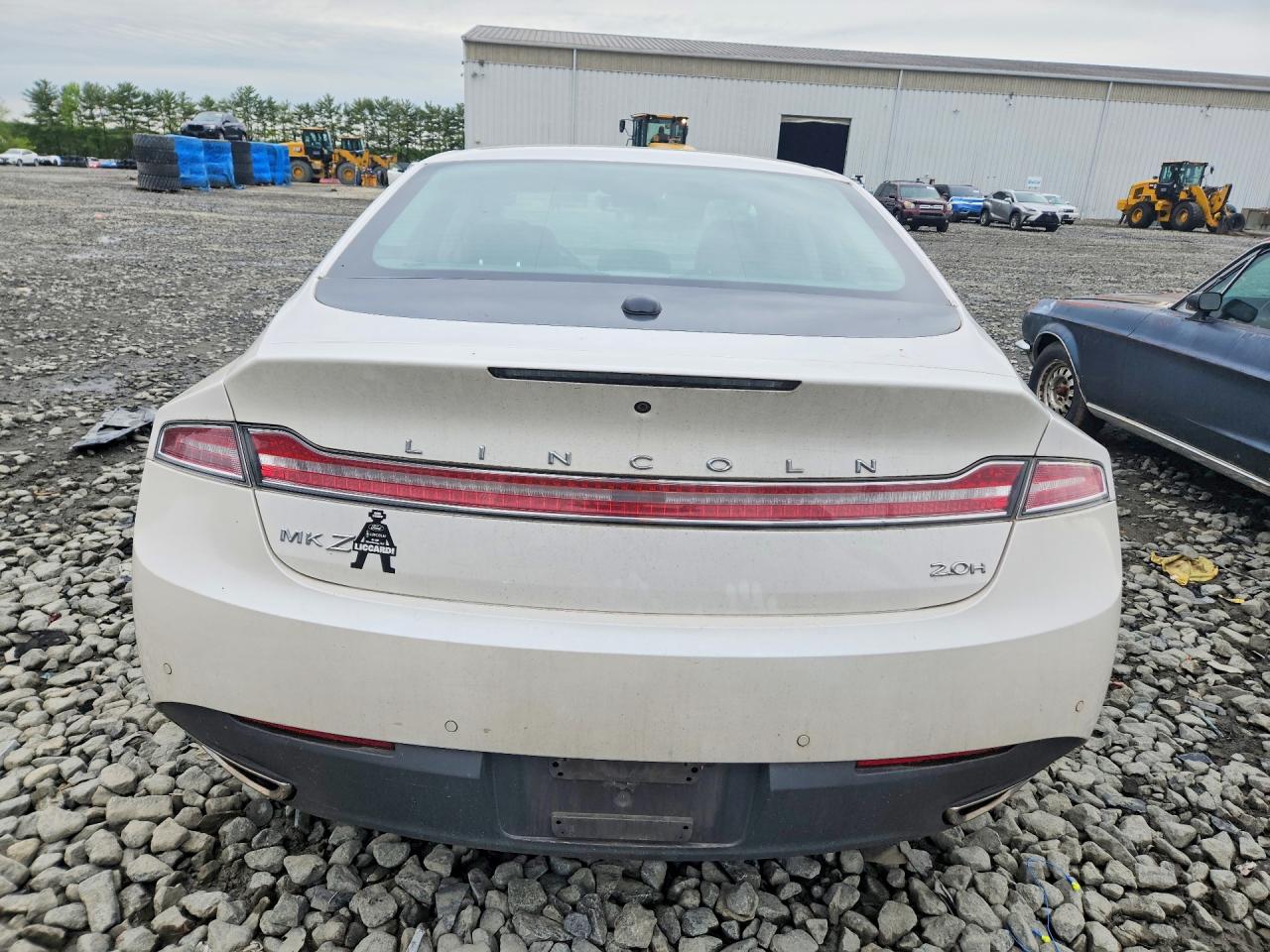 2013 Lincoln Mkz Hybrid Белый vin: 3LN6L2LU9DR810854