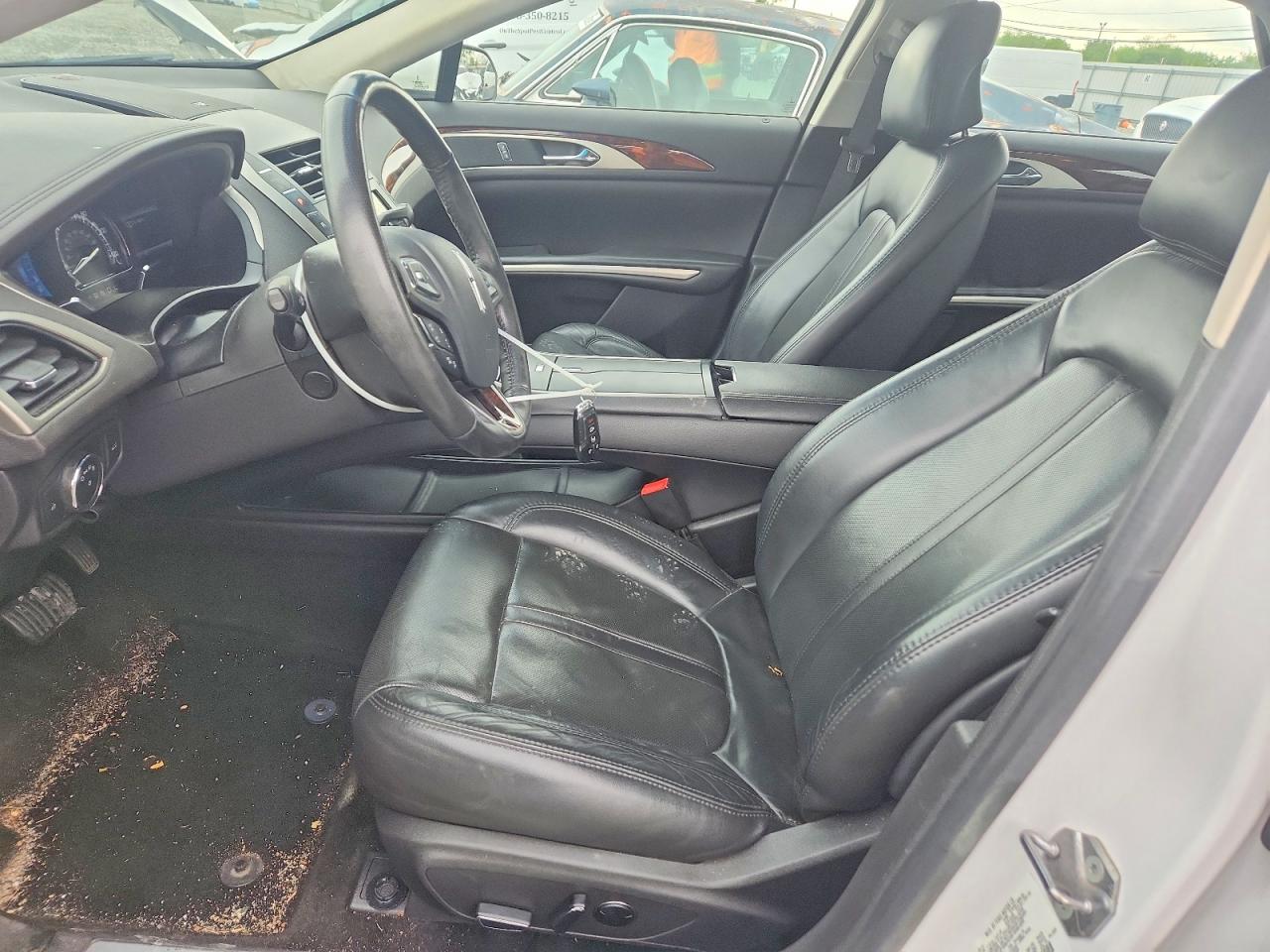 2013 Lincoln Mkz Hybrid Белый vin: 3LN6L2LU9DR810854