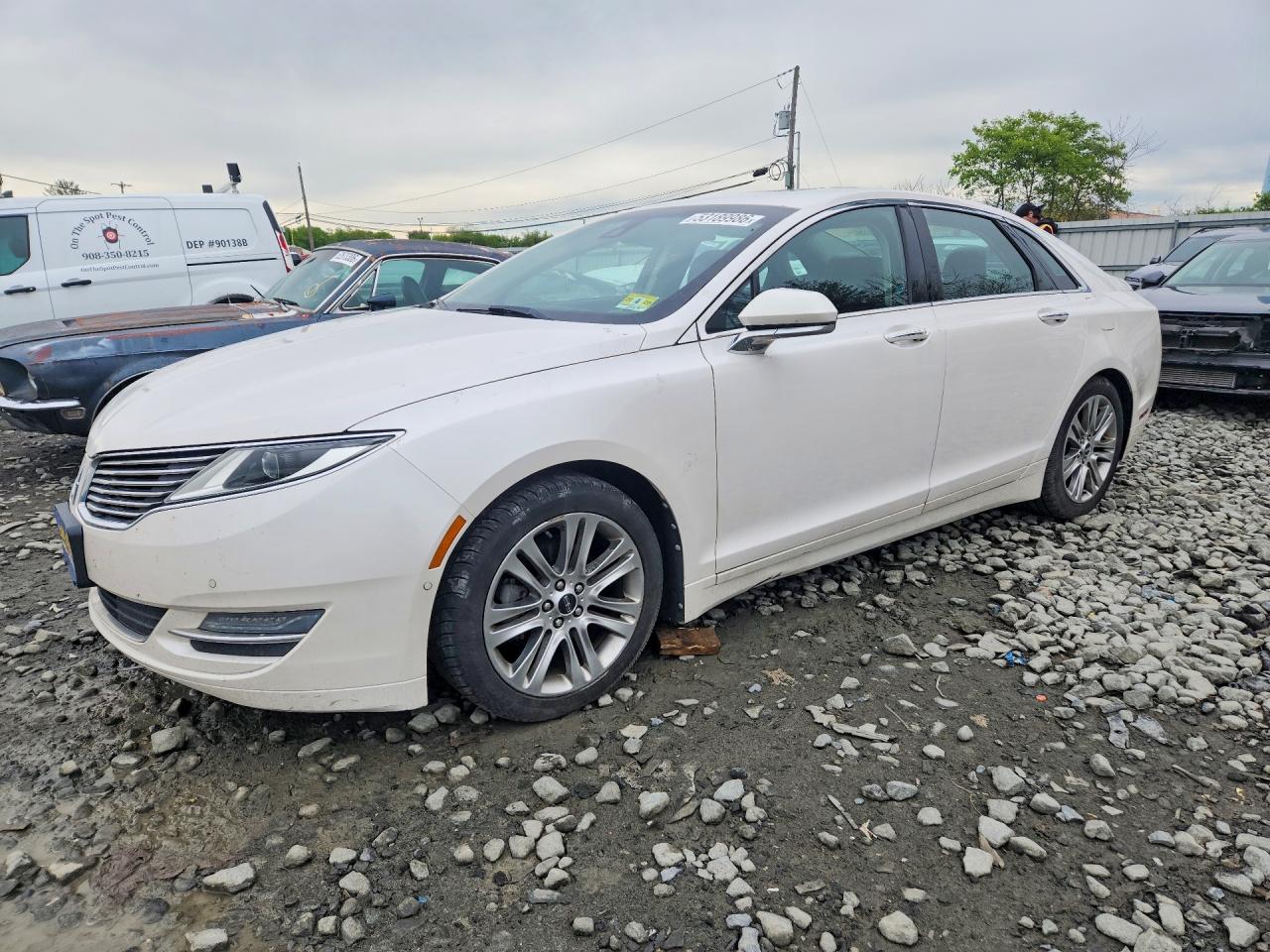 2013 Lincoln Mkz Hybrid Белый vin: 3LN6L2LU9DR810854