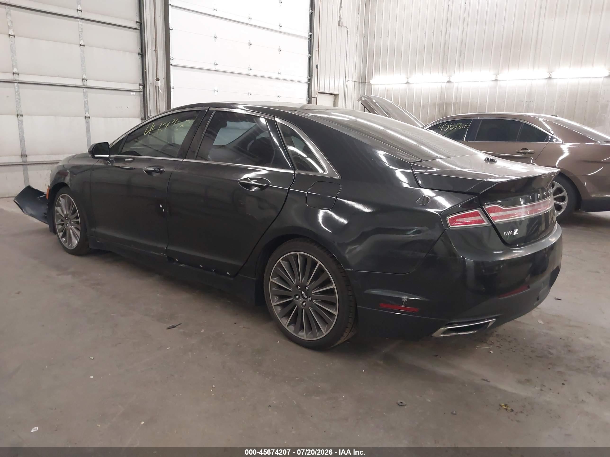 2013 Lincoln Mkz Hybrid   Черный vin: 3LN6L2LU9DR813091