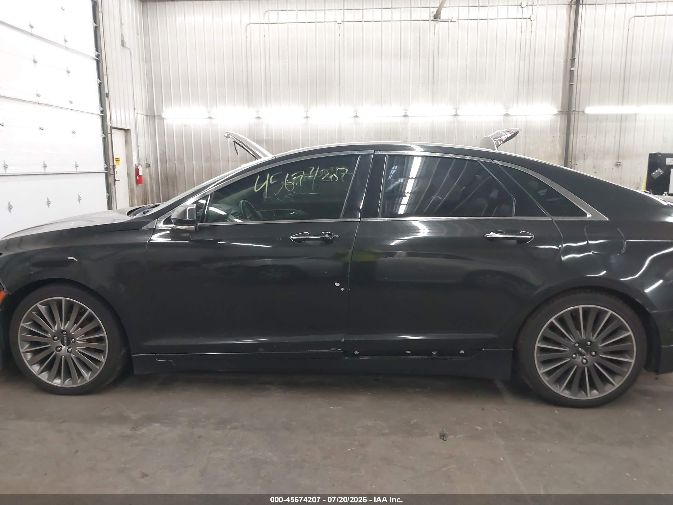 2013 Lincoln Mkz Hybrid   Черный vin: 3LN6L2LU9DR813091