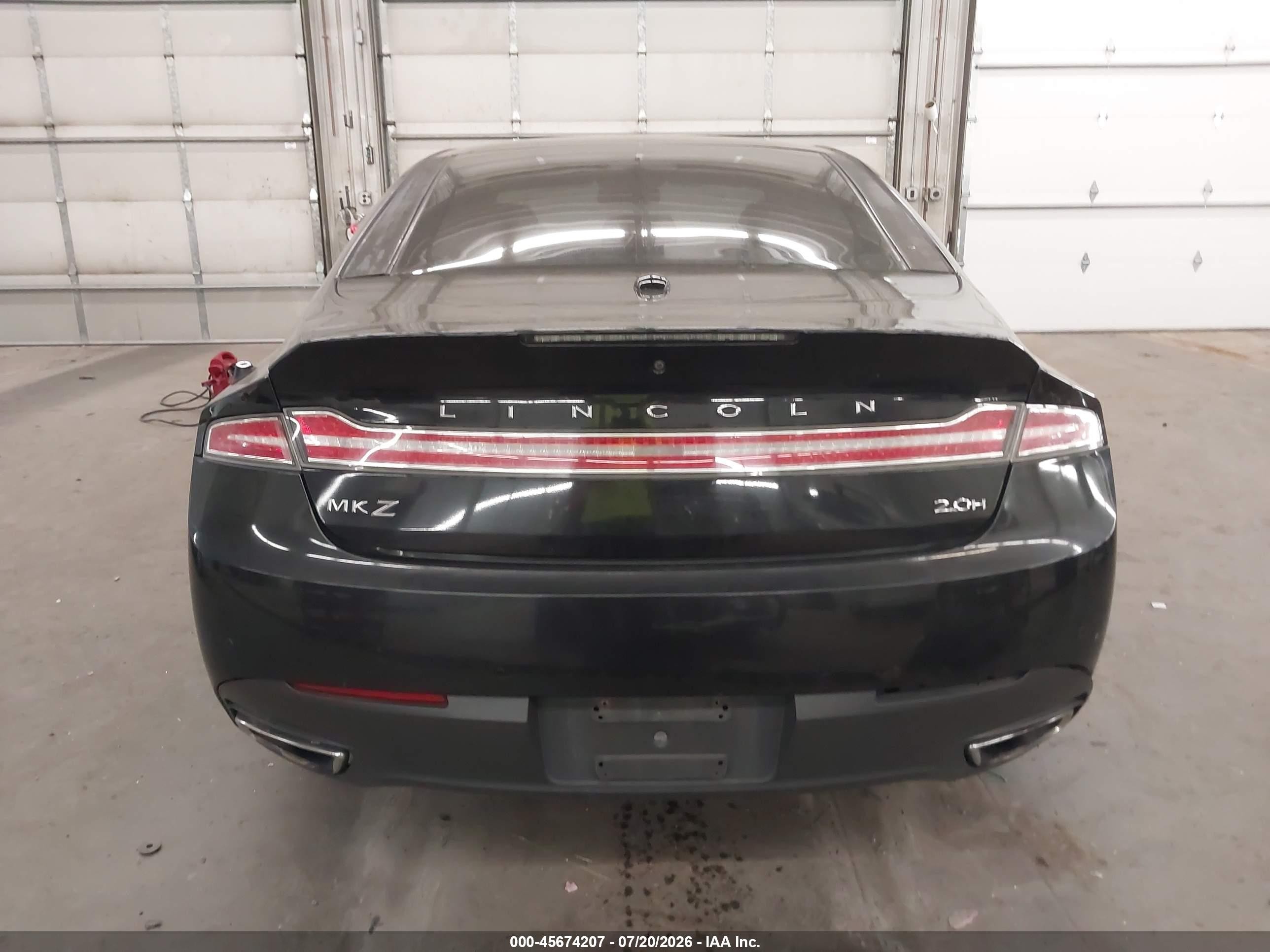 2013 Lincoln Mkz Hybrid   Черный vin: 3LN6L2LU9DR813091