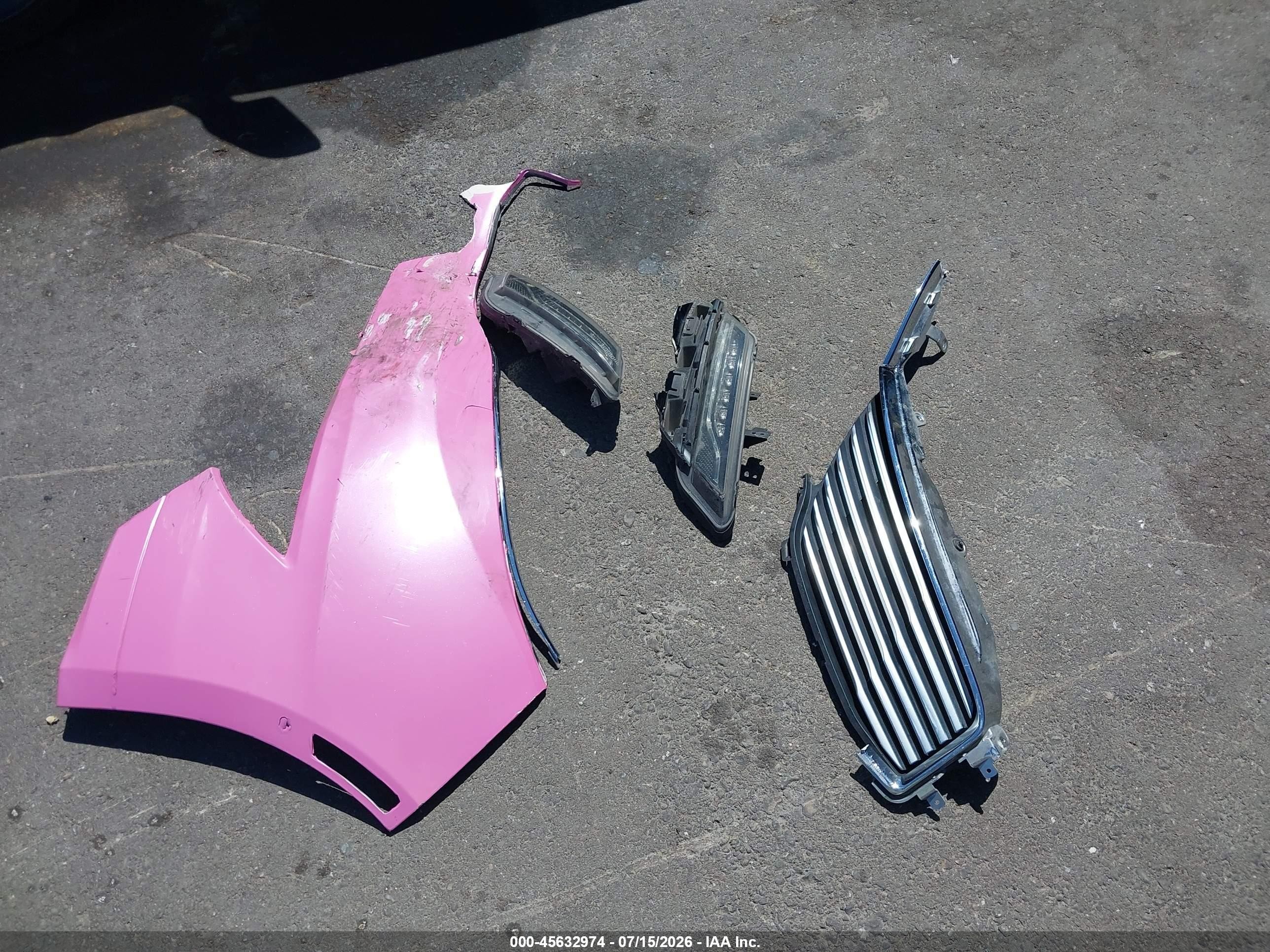 2013 Lincoln Mkz Hybrid   Pink vin: 3LN6L2LU9DR822387
