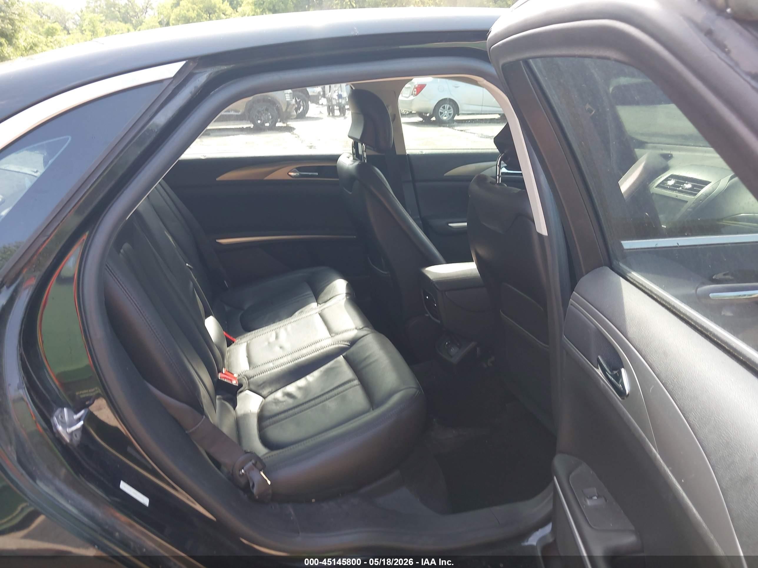 2013 Lincoln Mkz Hybrid   Black vin: 3LN6L2LU9DR828402