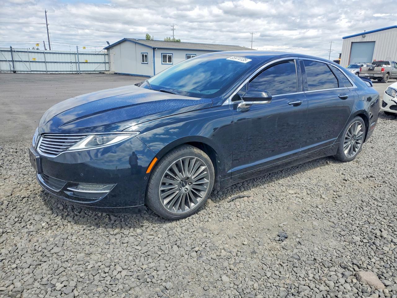 2014 Lincoln Mkz Hybrid Black vin: 3LN6L2LU9ER802626