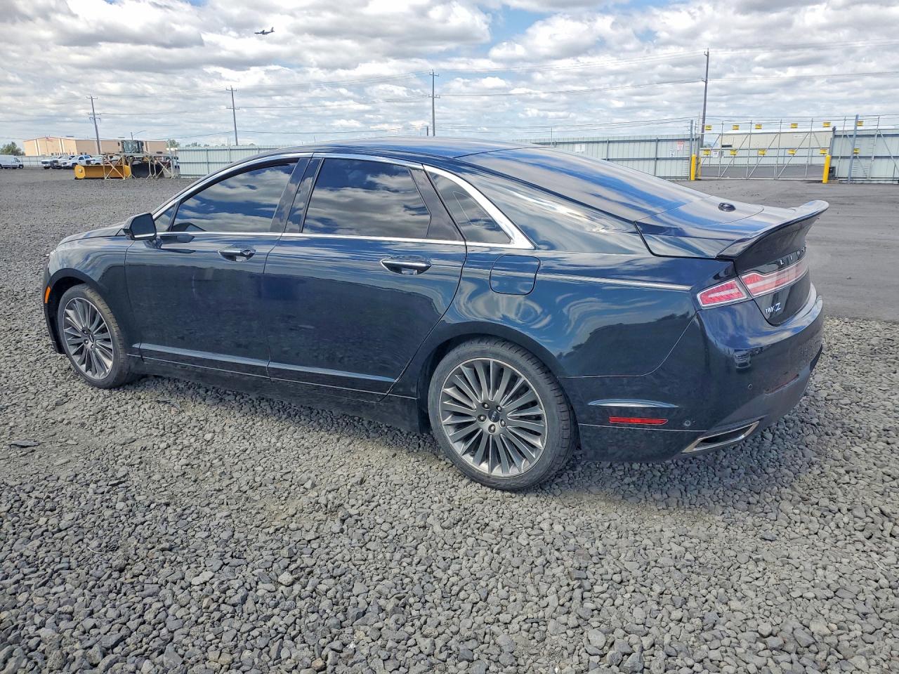 2014 Lincoln Mkz Hybrid Black vin: 3LN6L2LU9ER802626