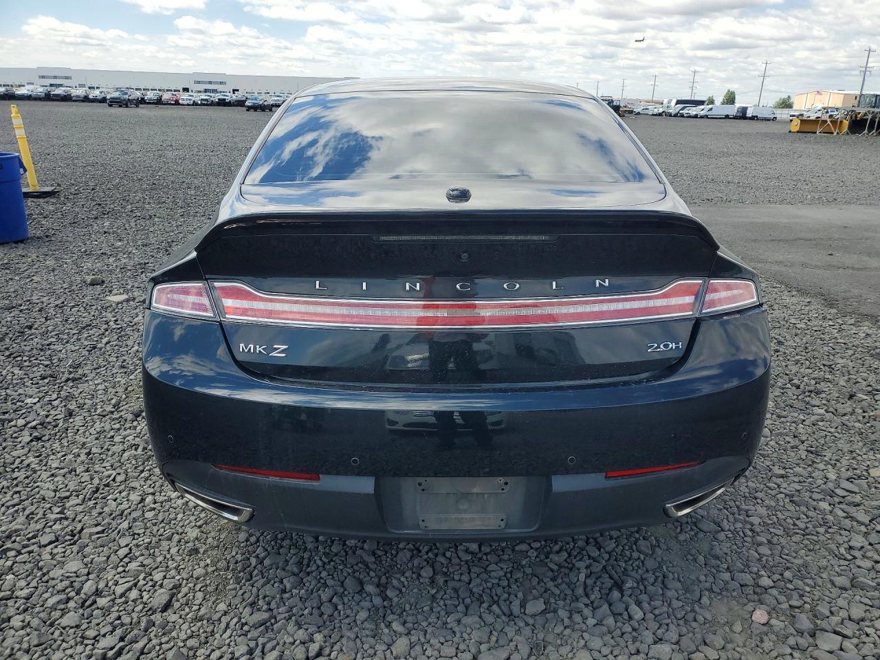 2014 Lincoln Mkz Hybrid Black vin: 3LN6L2LU9ER802626