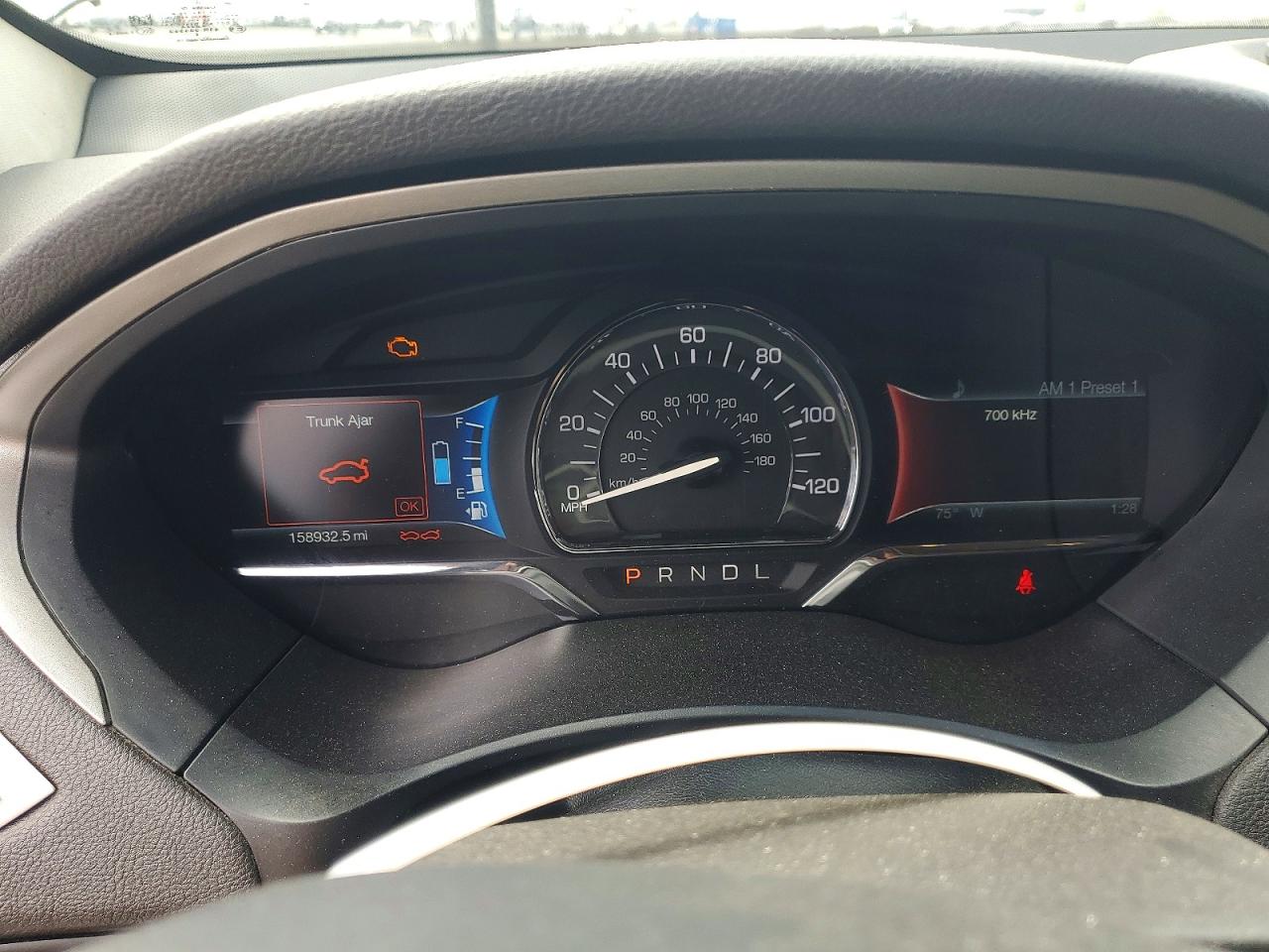 2014 Lincoln Mkz Hybrid Black vin: 3LN6L2LU9ER802626