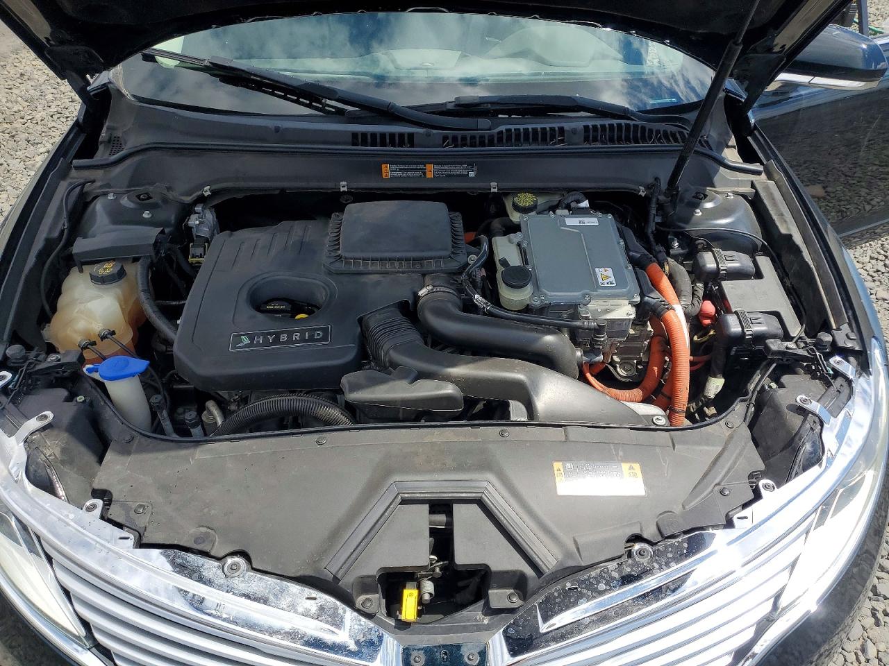 2014 Lincoln Mkz Hybrid Black vin: 3LN6L2LU9ER802626
