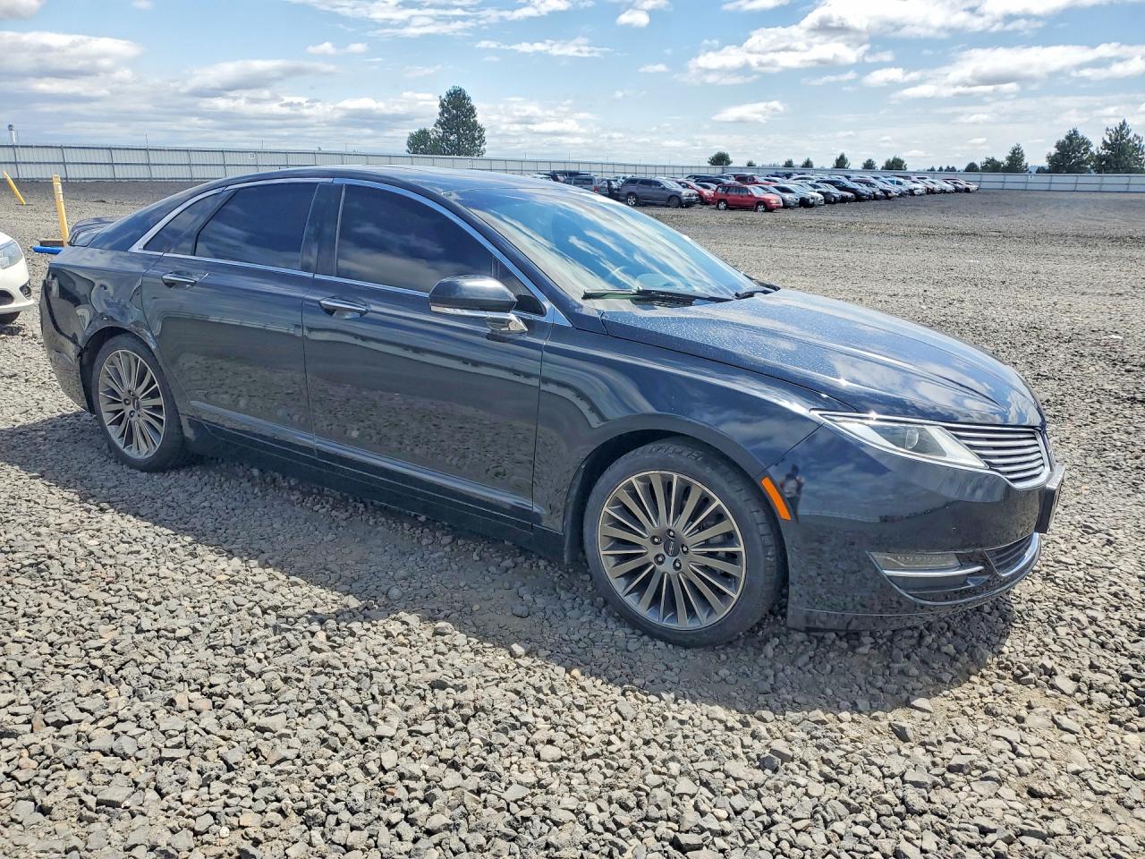 2014 Lincoln Mkz Hybrid Black vin: 3LN6L2LU9ER802626