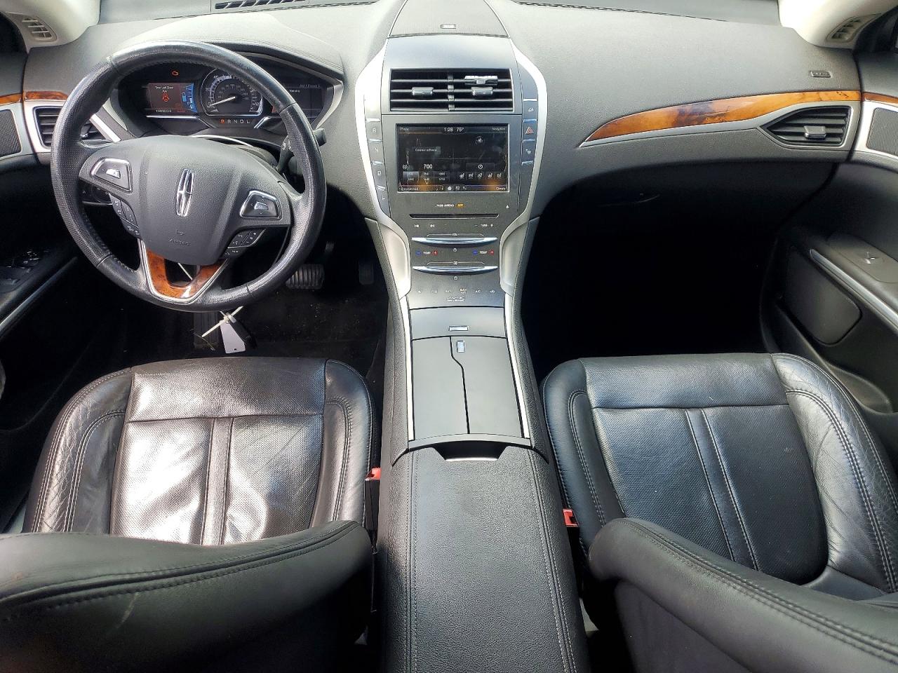 2014 Lincoln Mkz Hybrid Black vin: 3LN6L2LU9ER802626