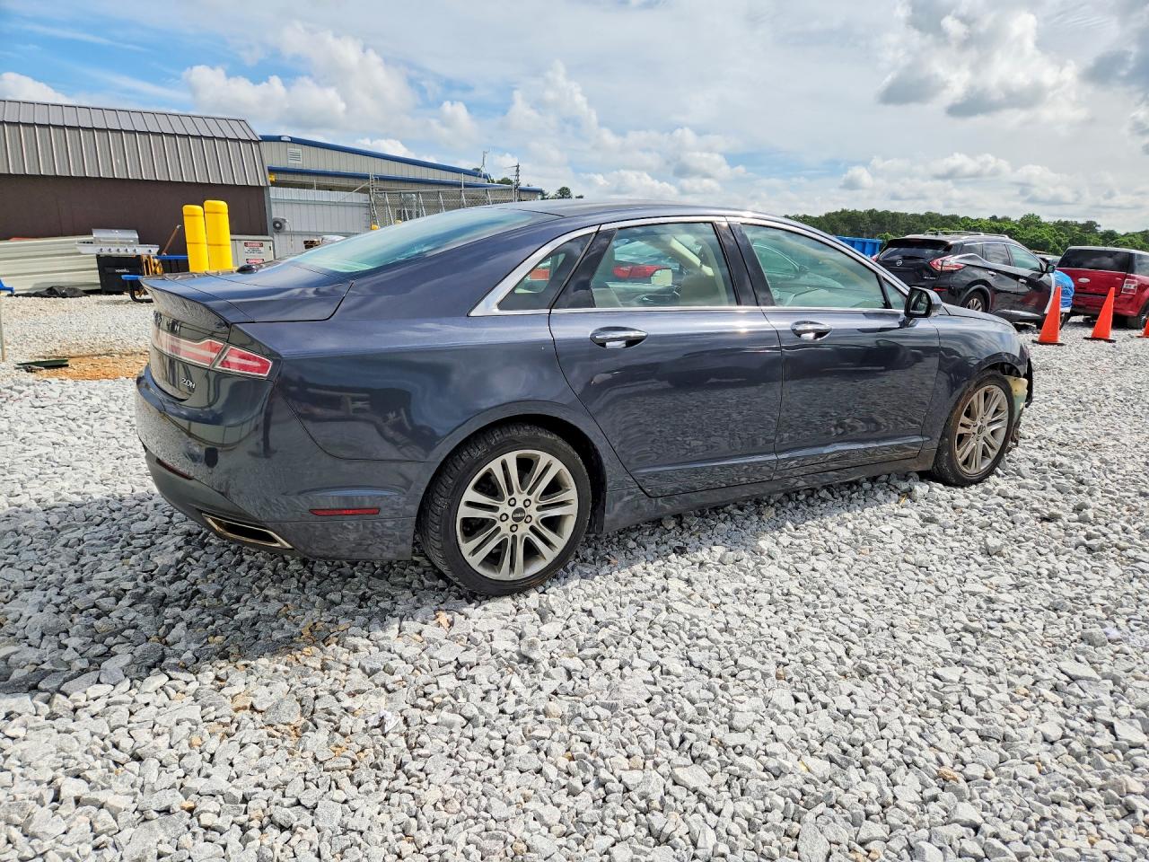 2014 Lincoln Mkz Hybrid Blue vin: 3LN6L2LU9ER806241