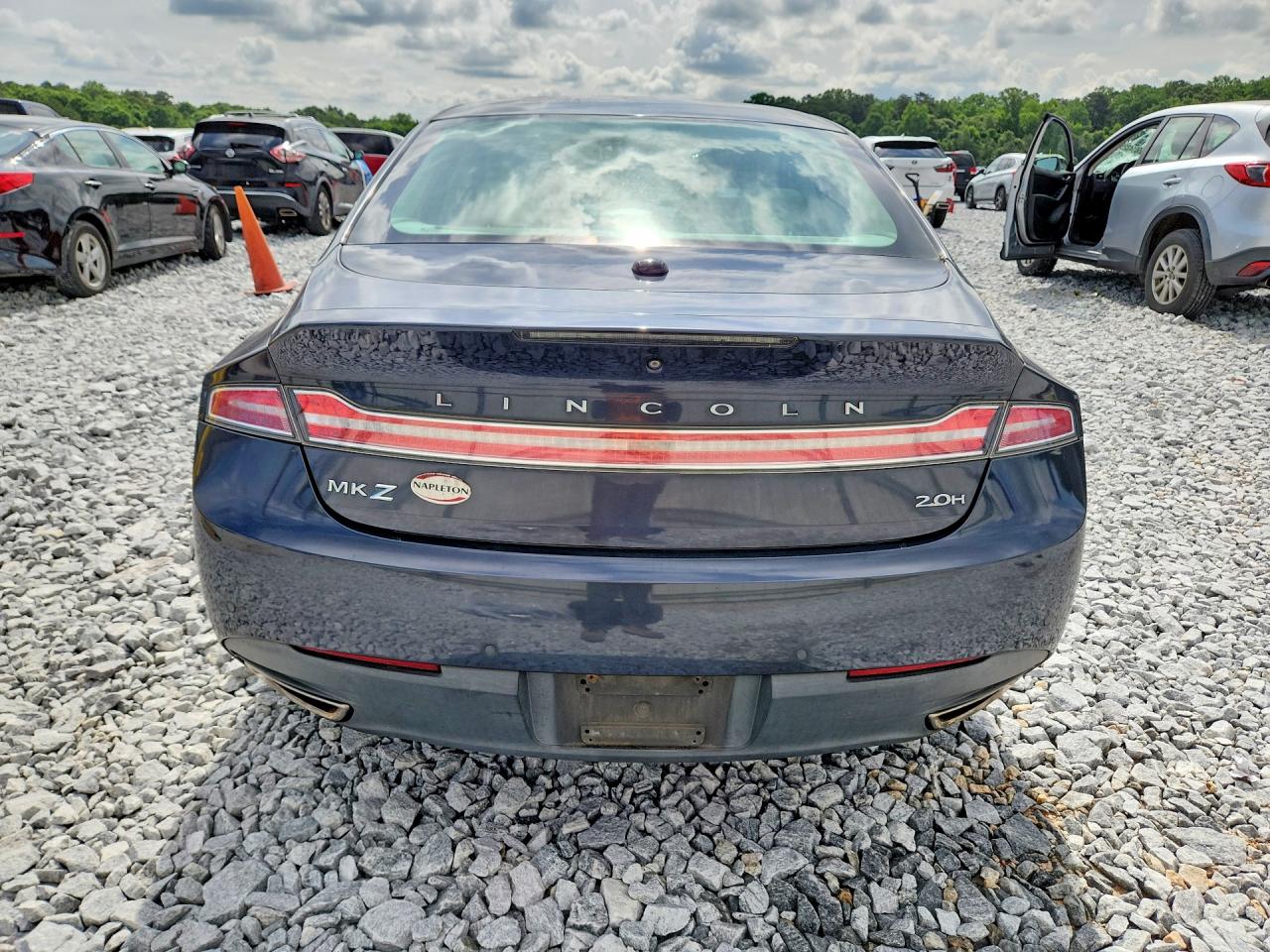 2014 Lincoln Mkz Hybrid Blue vin: 3LN6L2LU9ER806241