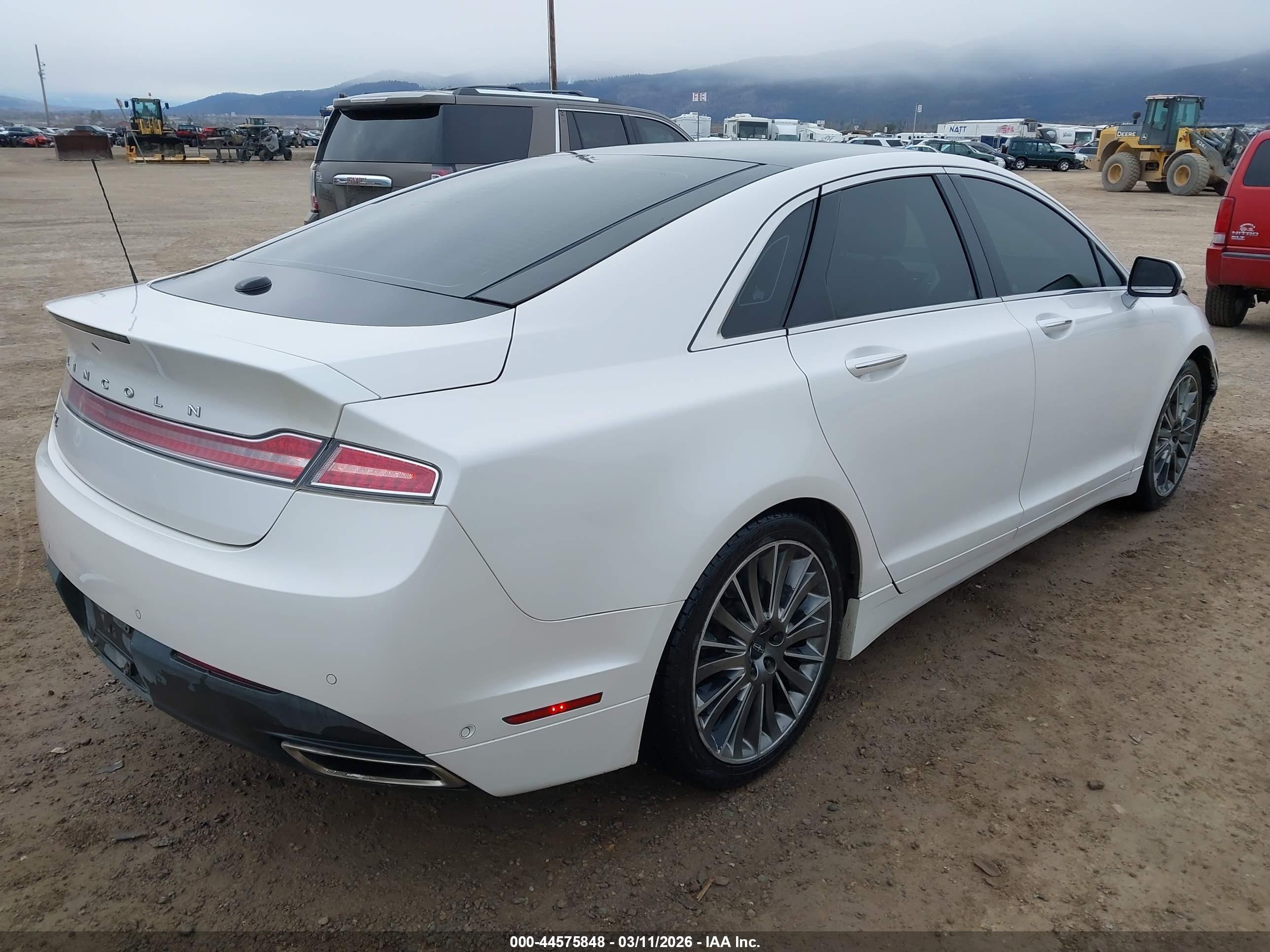 2014 Lincoln Mkz Hybrid White vin: 3LN6L2LU9ER809821