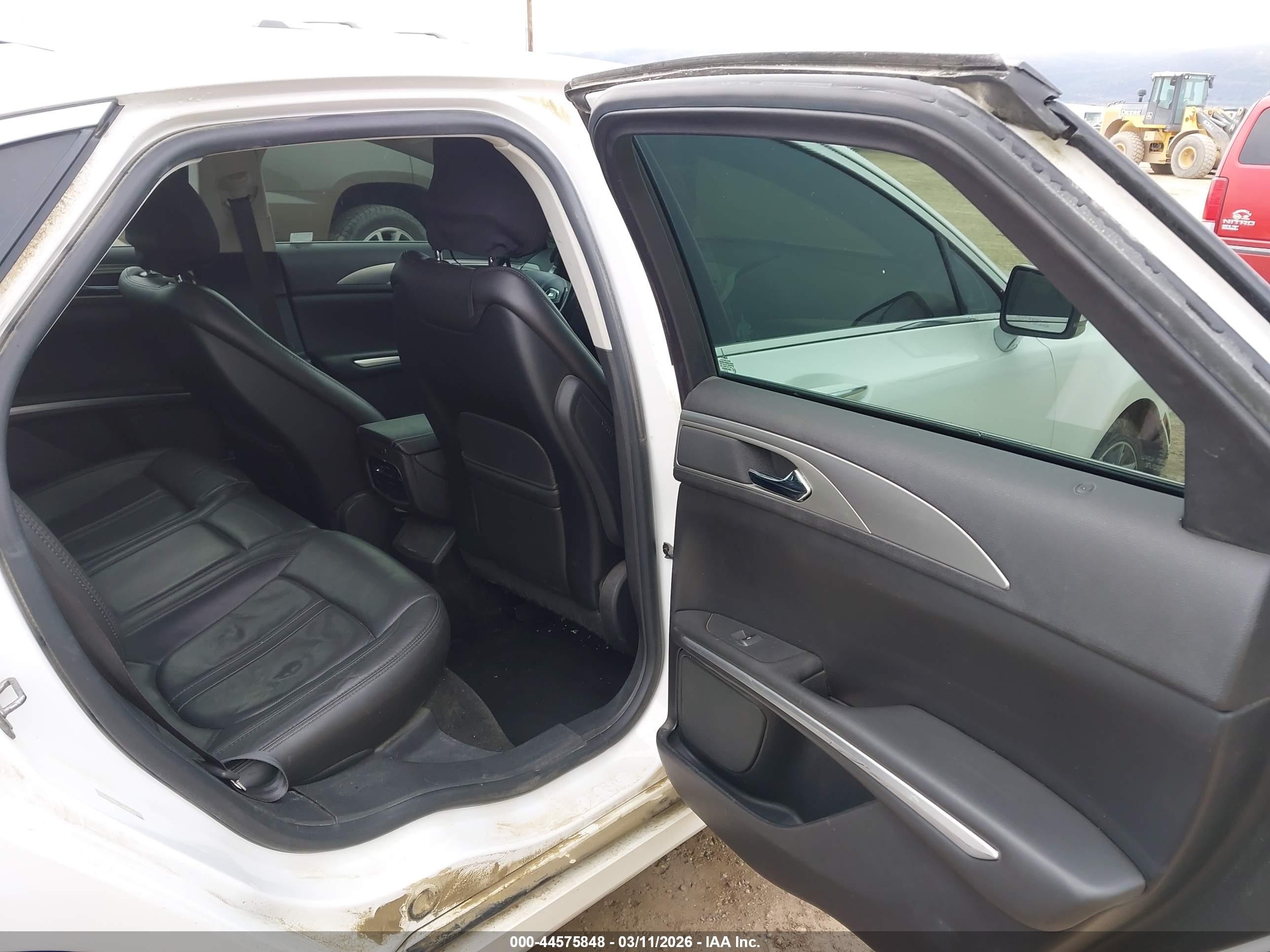2014 Lincoln Mkz Hybrid White vin: 3LN6L2LU9ER809821