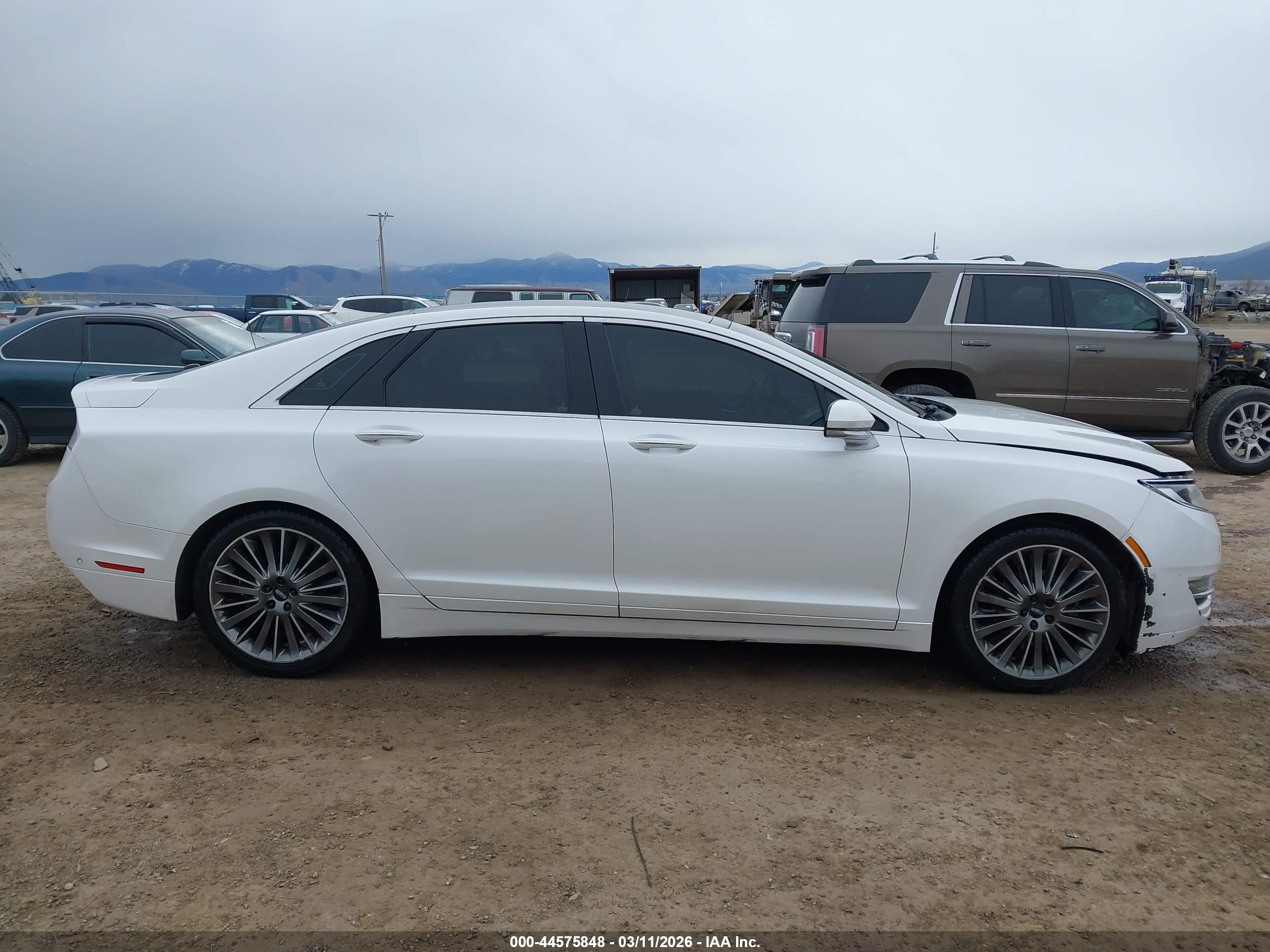 2014 Lincoln Mkz Hybrid White vin: 3LN6L2LU9ER809821