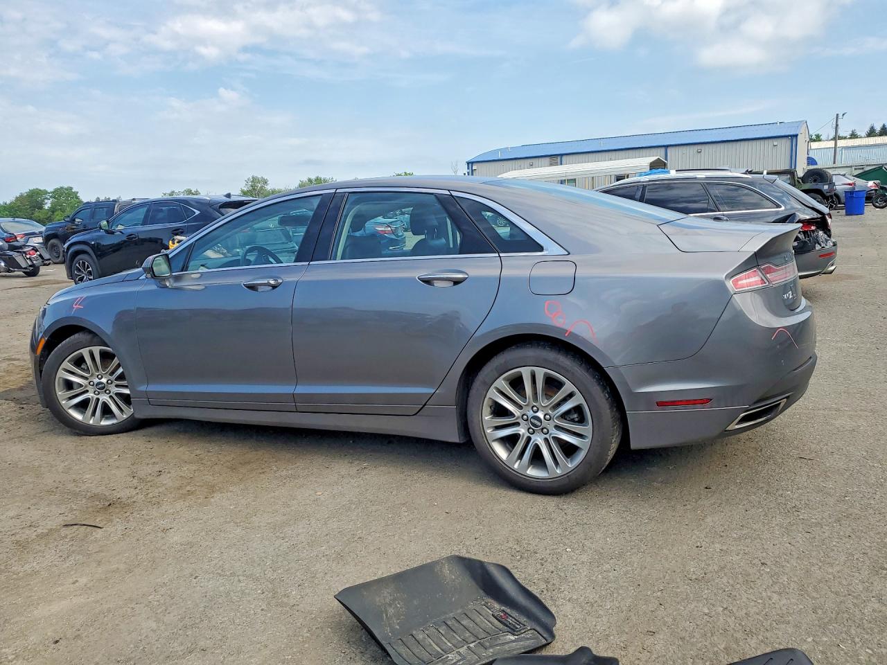 2014 Lincoln Mkz Hybrid Gray vin: 3LN6L2LU9ER811729