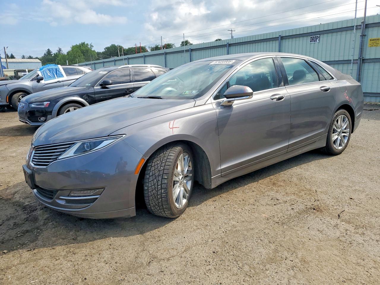2014 Lincoln Mkz Hybrid Gray vin: 3LN6L2LU9ER811729