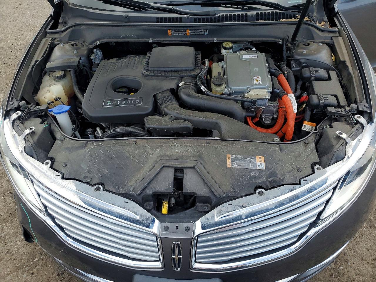 2014 Lincoln Mkz Hybrid Gray vin: 3LN6L2LU9ER811729